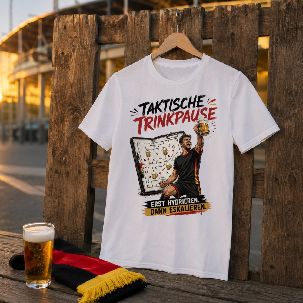 TAKTISCHE TRINKPAUSE - Premium T-Shirt