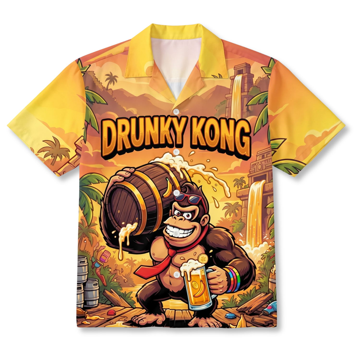 DRUNKY KONG - Hawaiihemd