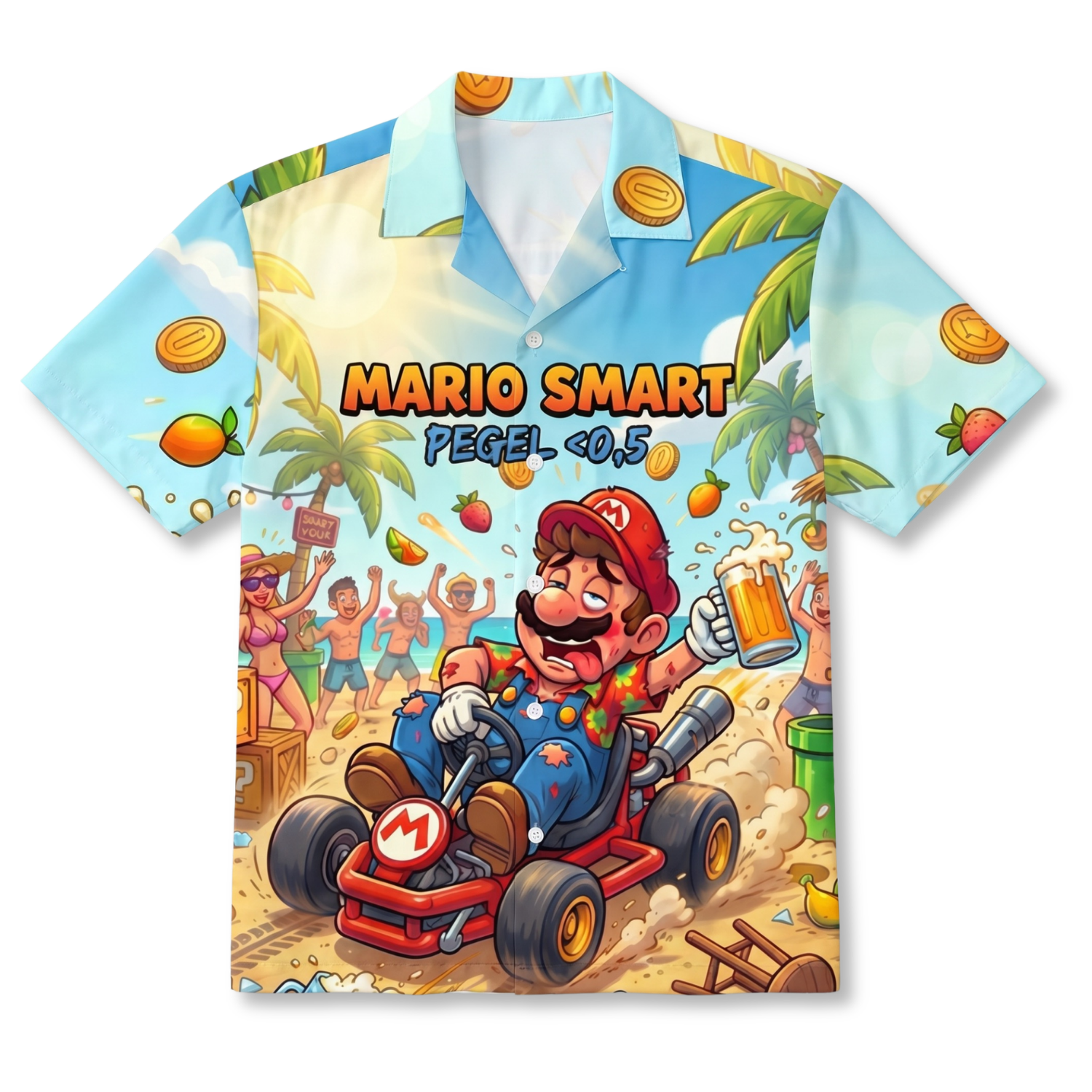 MARIO SMART - Hawaiihemd