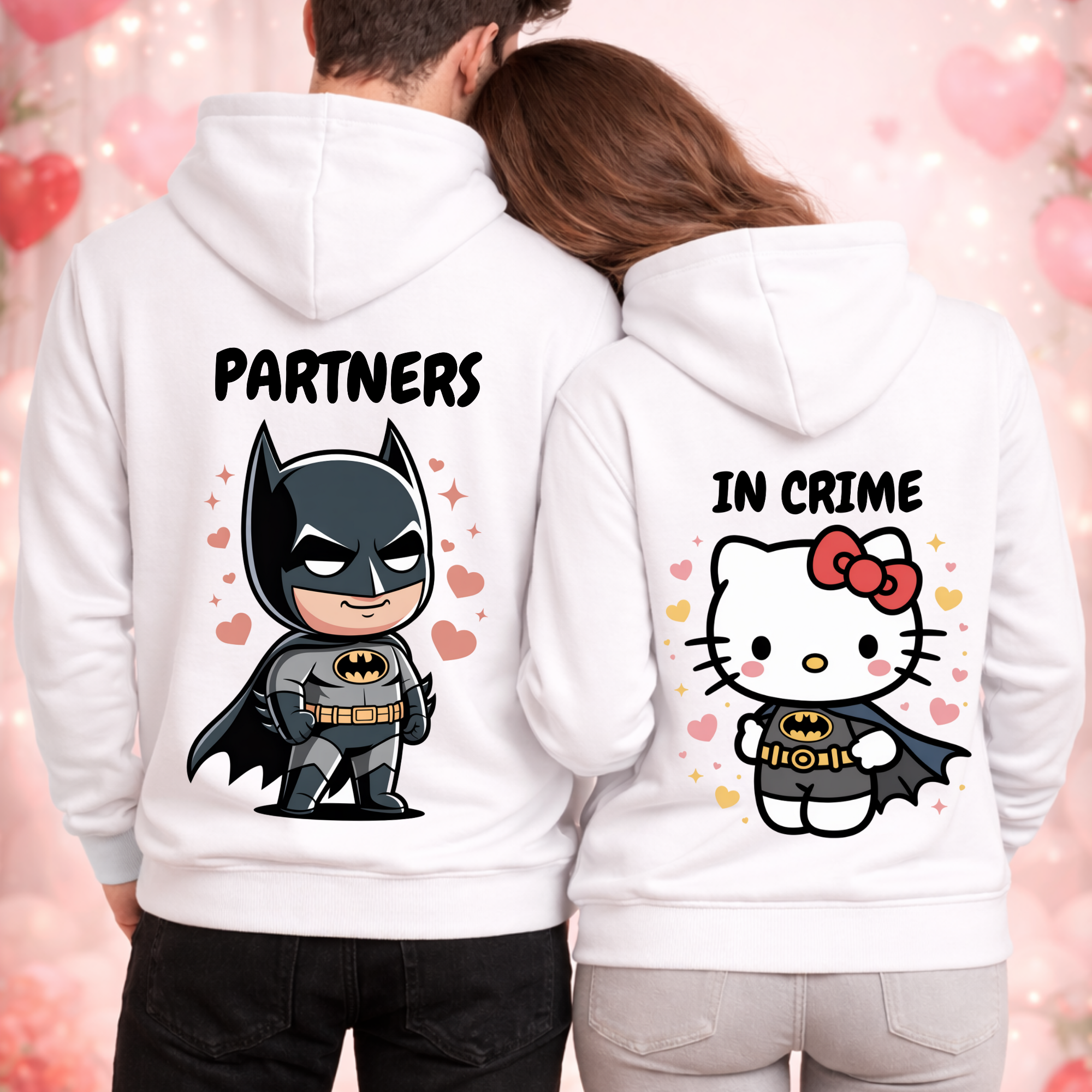 Partners in Crime - Premium Hoodie Bundle für Paare