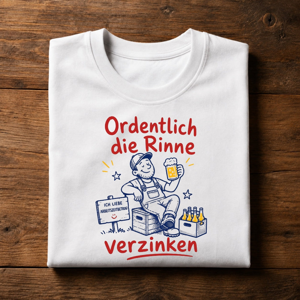 Die Rinne verzinken - Premium Shirt