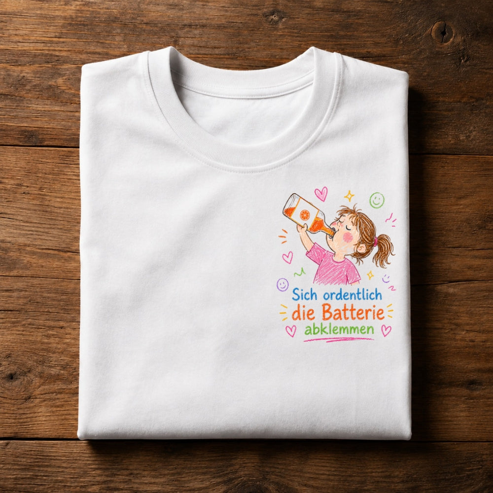 Batterie abklemmen - Premium Shirt