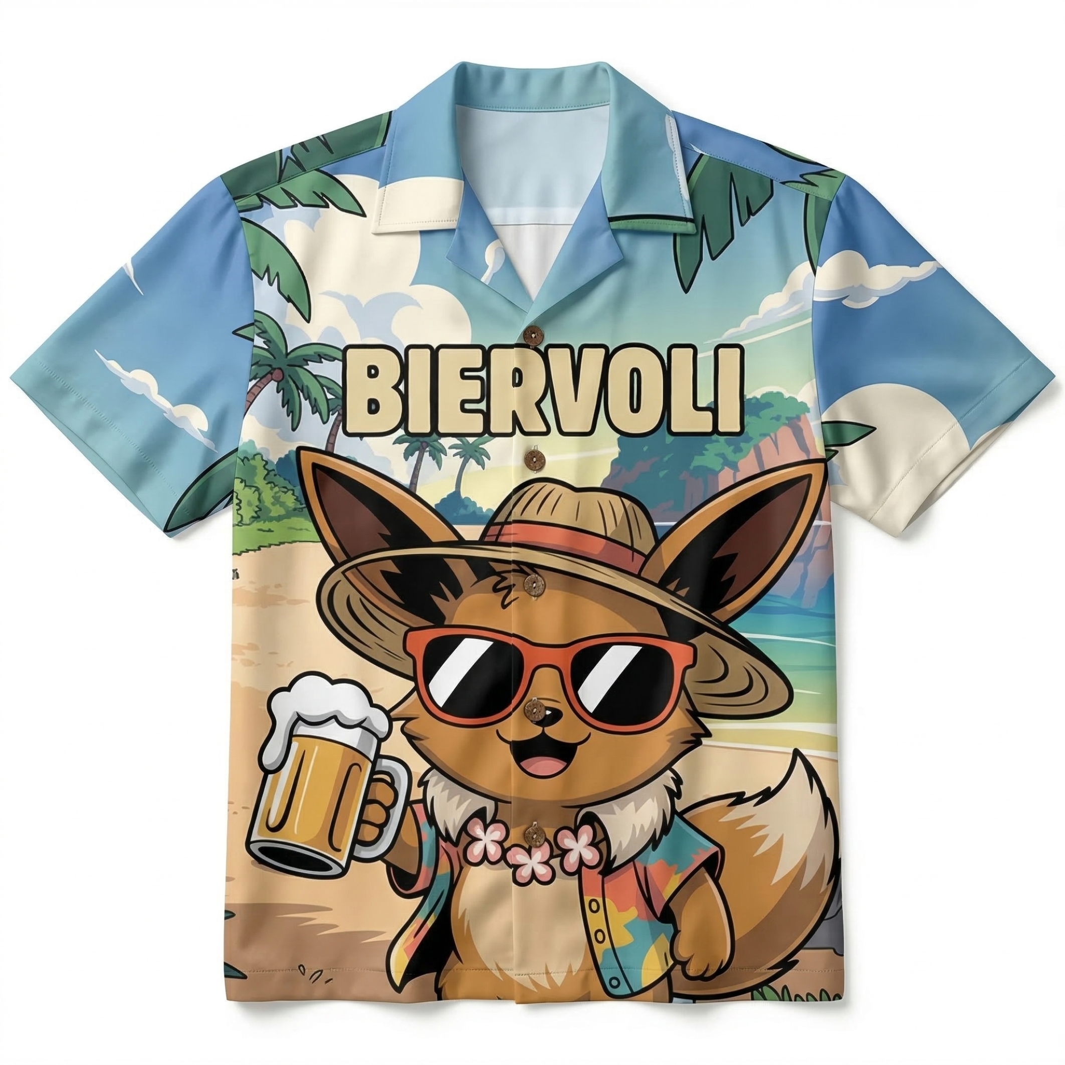 BIERVOLI - Hawaiihemd