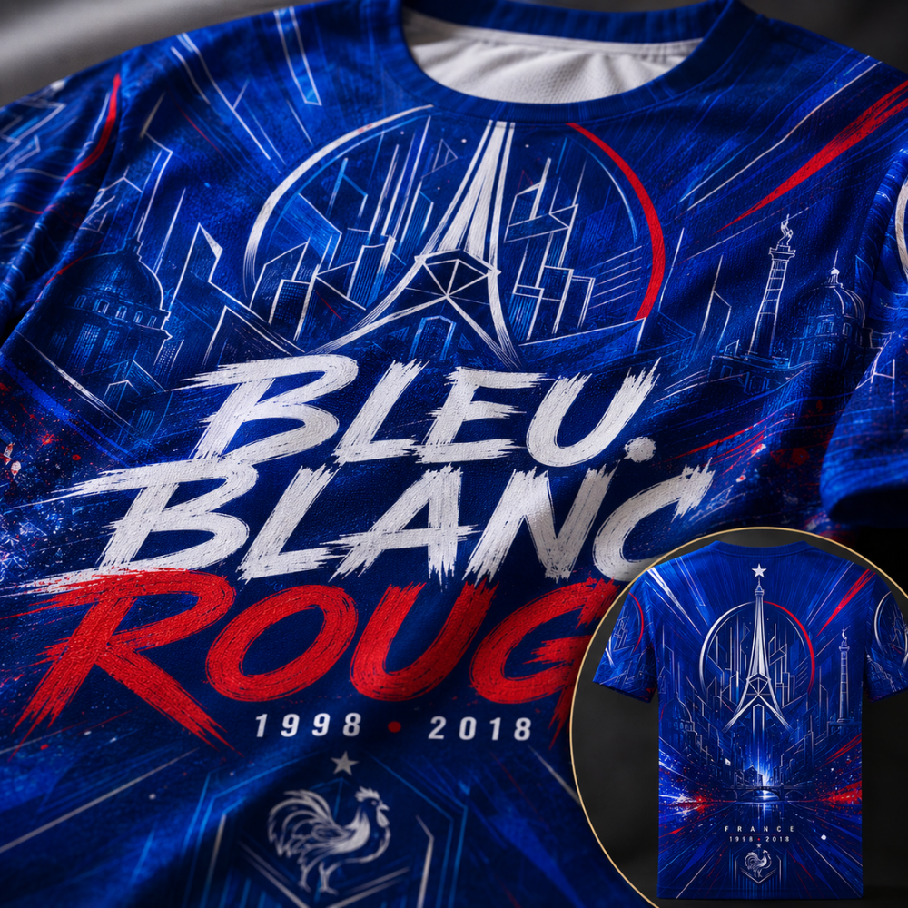 BLEU, BLANC, ROUGE - maillot