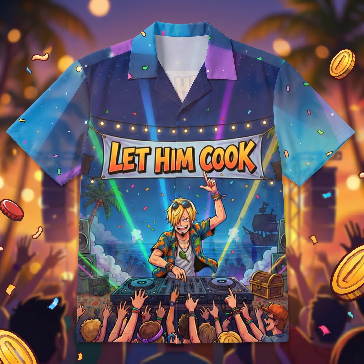 LET HIM COOK - Hawaiihemd
