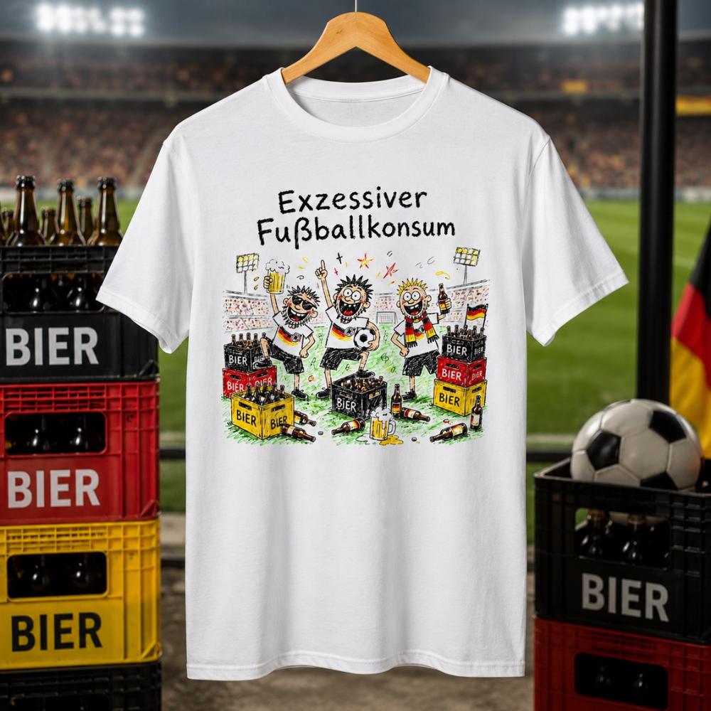 FUSSBALLKONSUM - Premium T-Shirt
