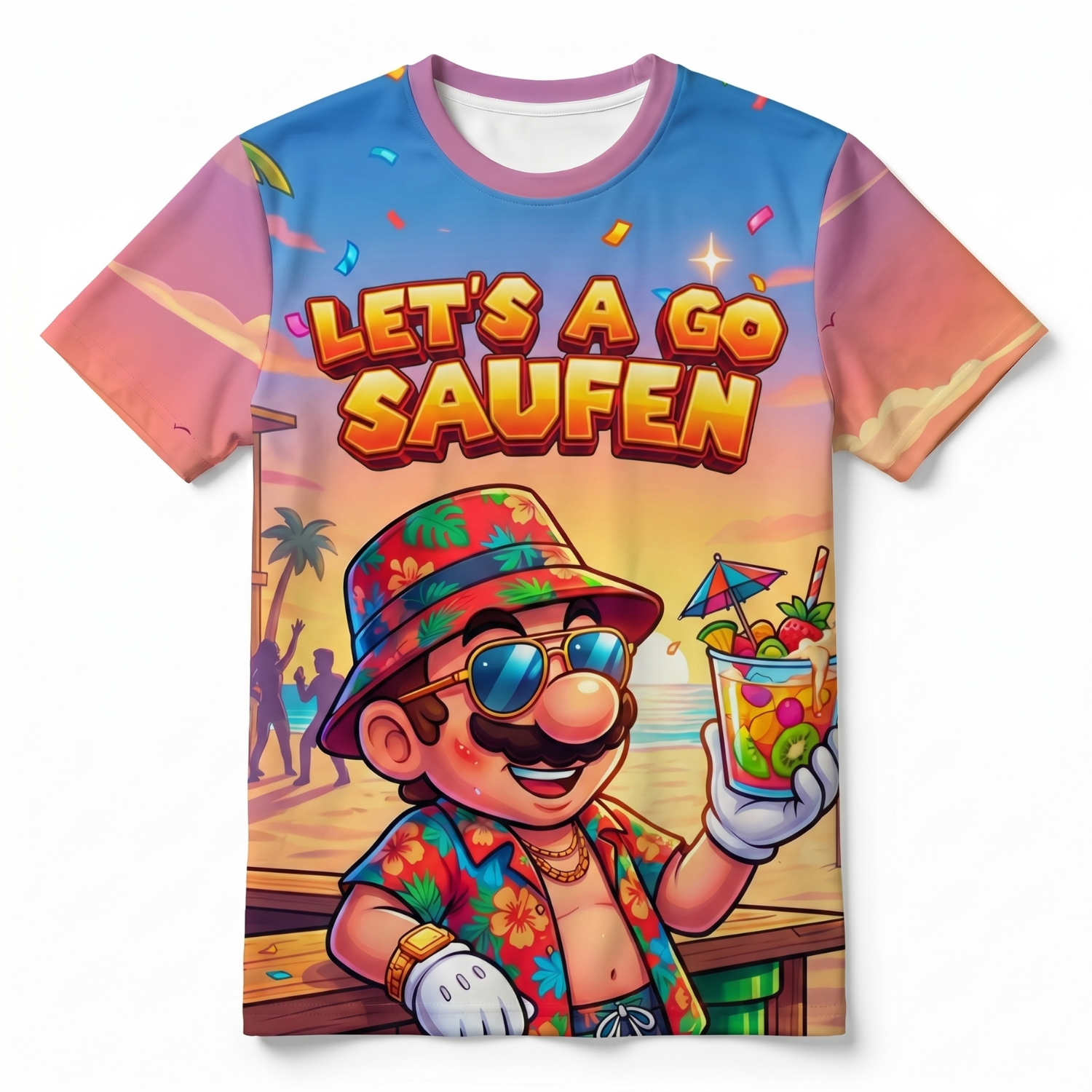 LET'S A GO SAUFEN - Premium Shirt