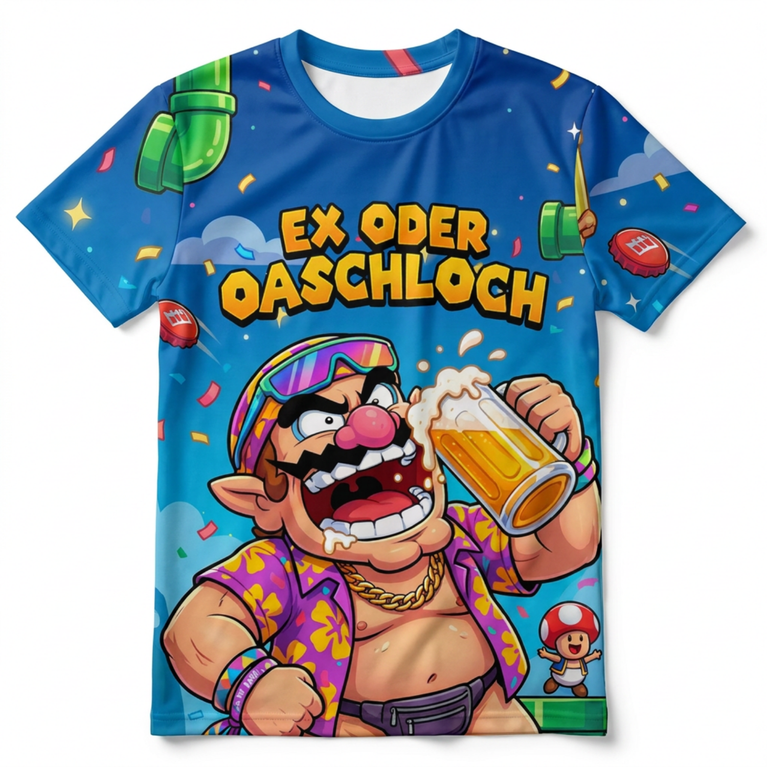 EX ODER OASCHLOCH - Premium Shirt