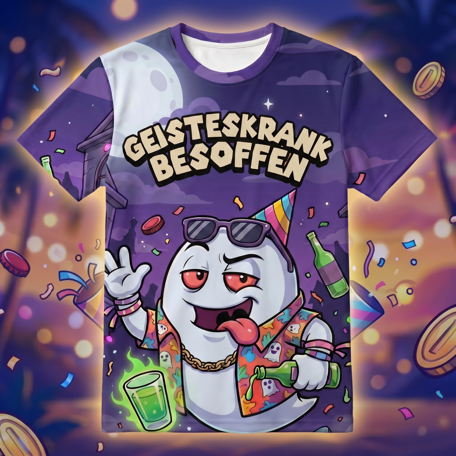 GEISTESKRANK BESOFFEN - Premium Shirt