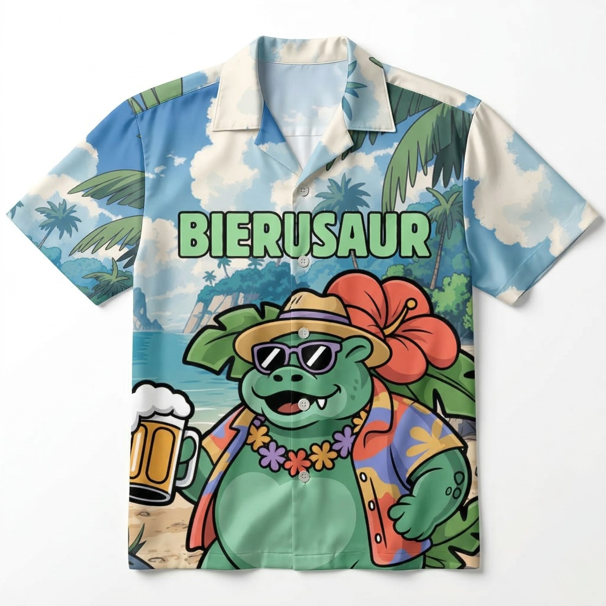 BIERUSAUR - Hawaiian Shirt