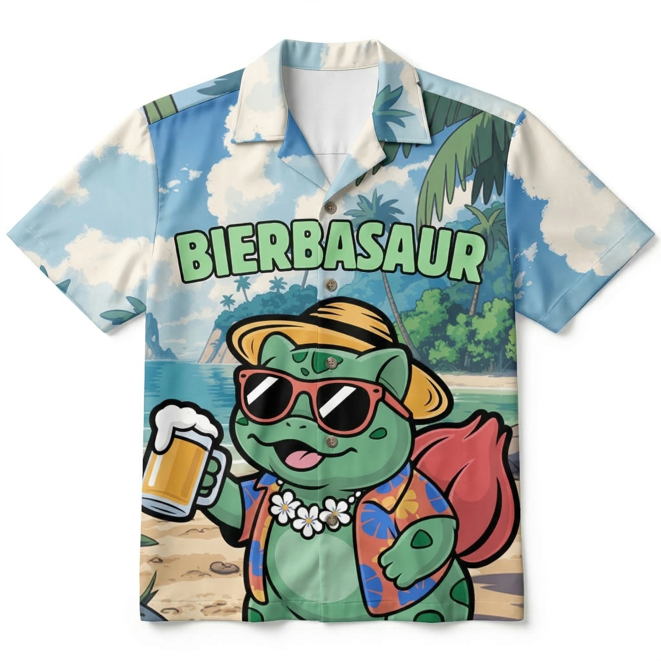 BIERBASAUR - Hawaiian Shirt