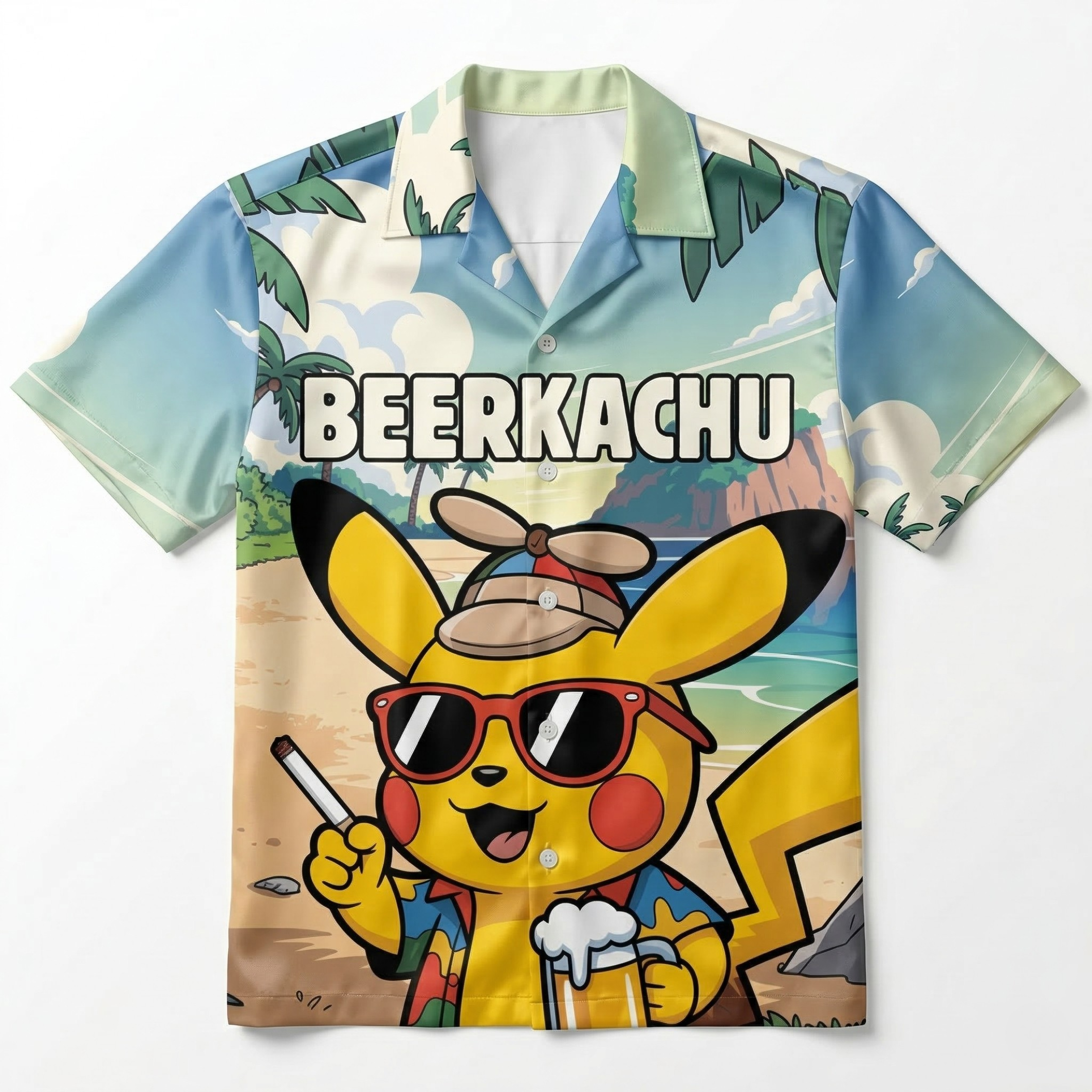 BEERKACHU - Hawaiian Shirt