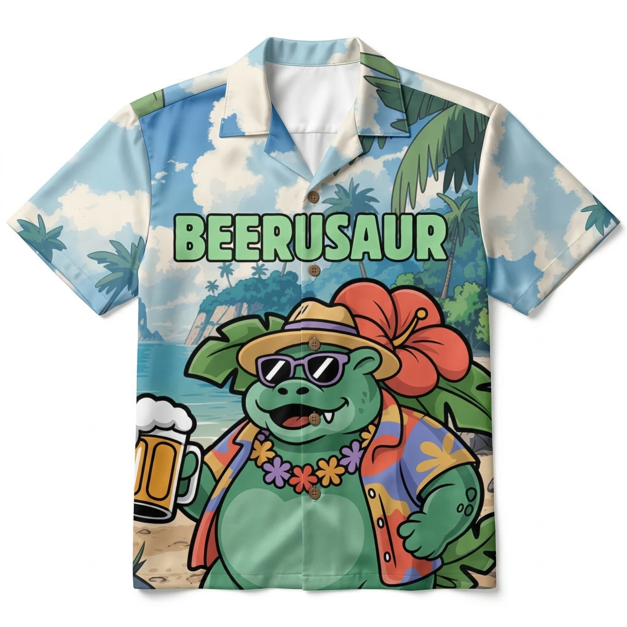 BEERUSAUR - Hawaiian Shirt