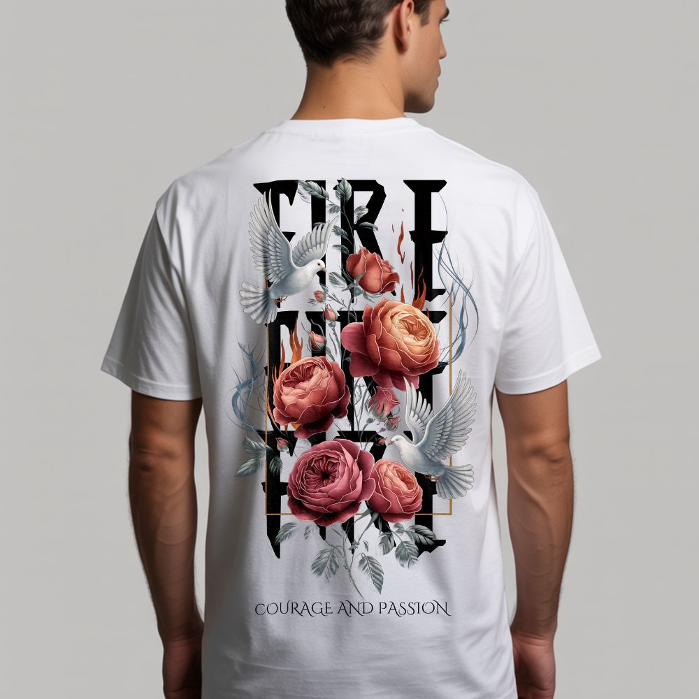 COURAGE AND PASSION - <tc>Premium T-shirt</tc>