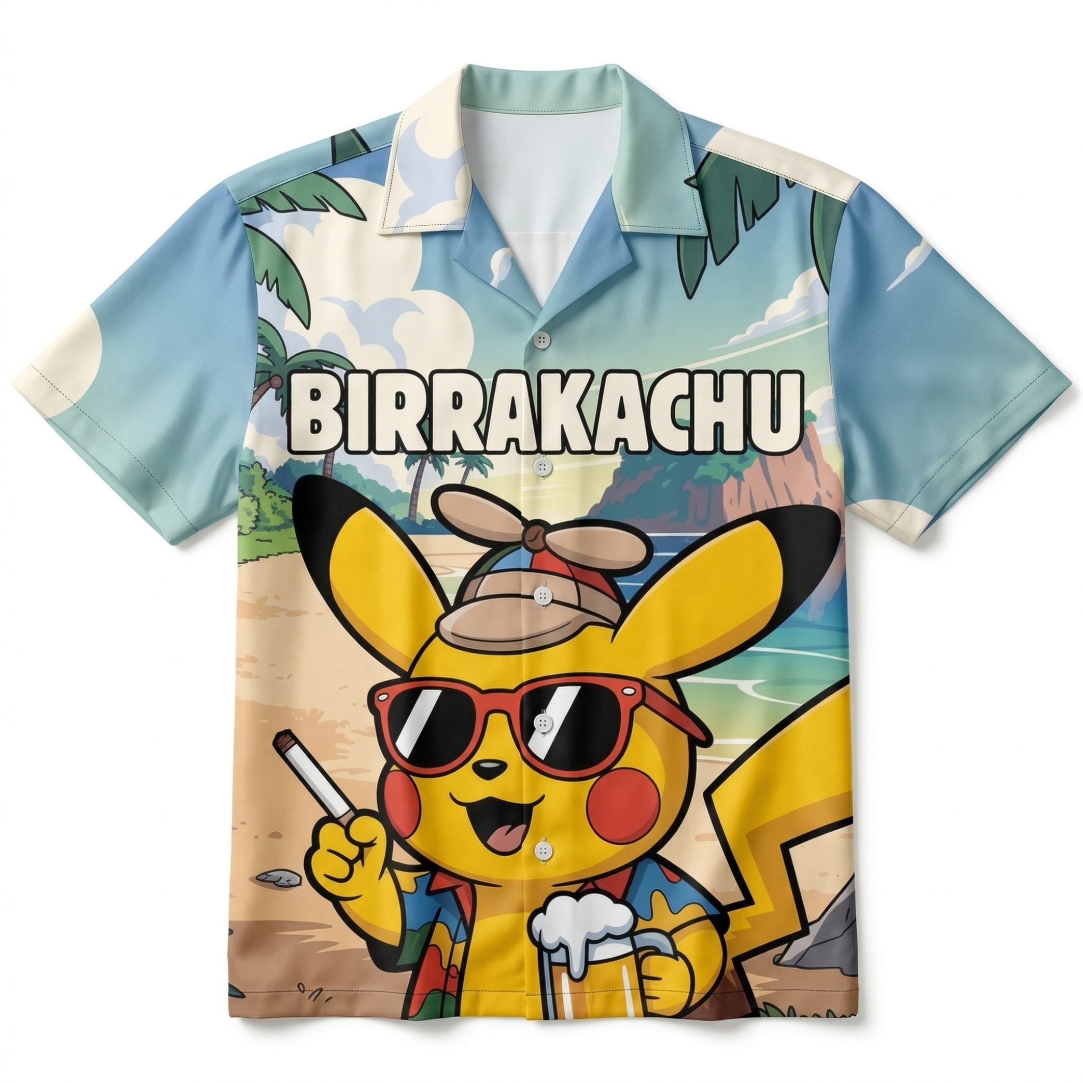 BIRRAKACHU - Hawaiian Shirt