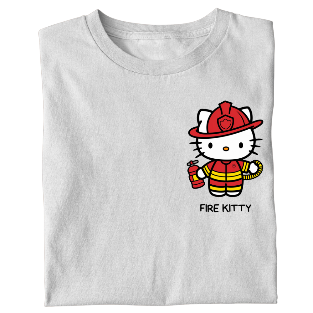FIRE KITTY - Premium T-shirt