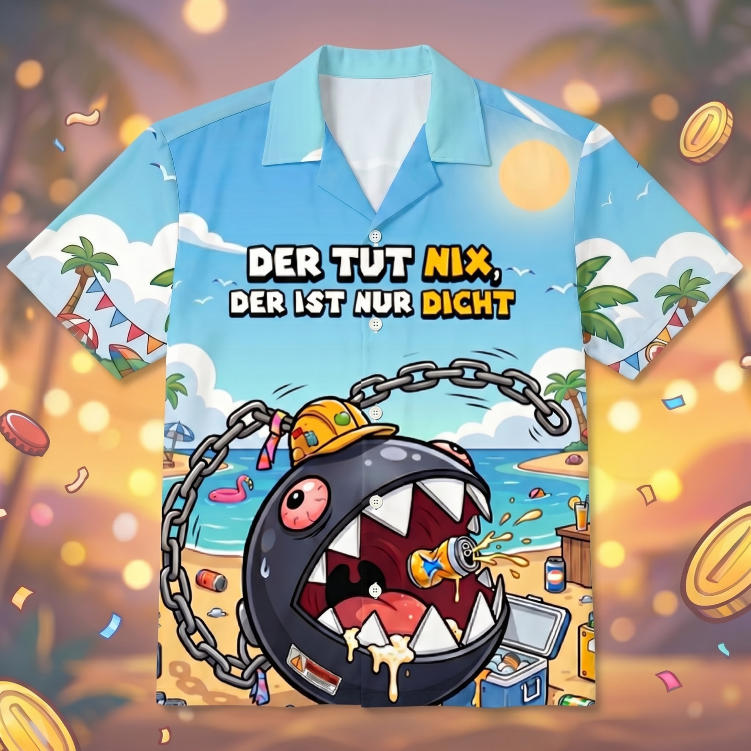 DER IST NUR DICHT - Hawaiihemd