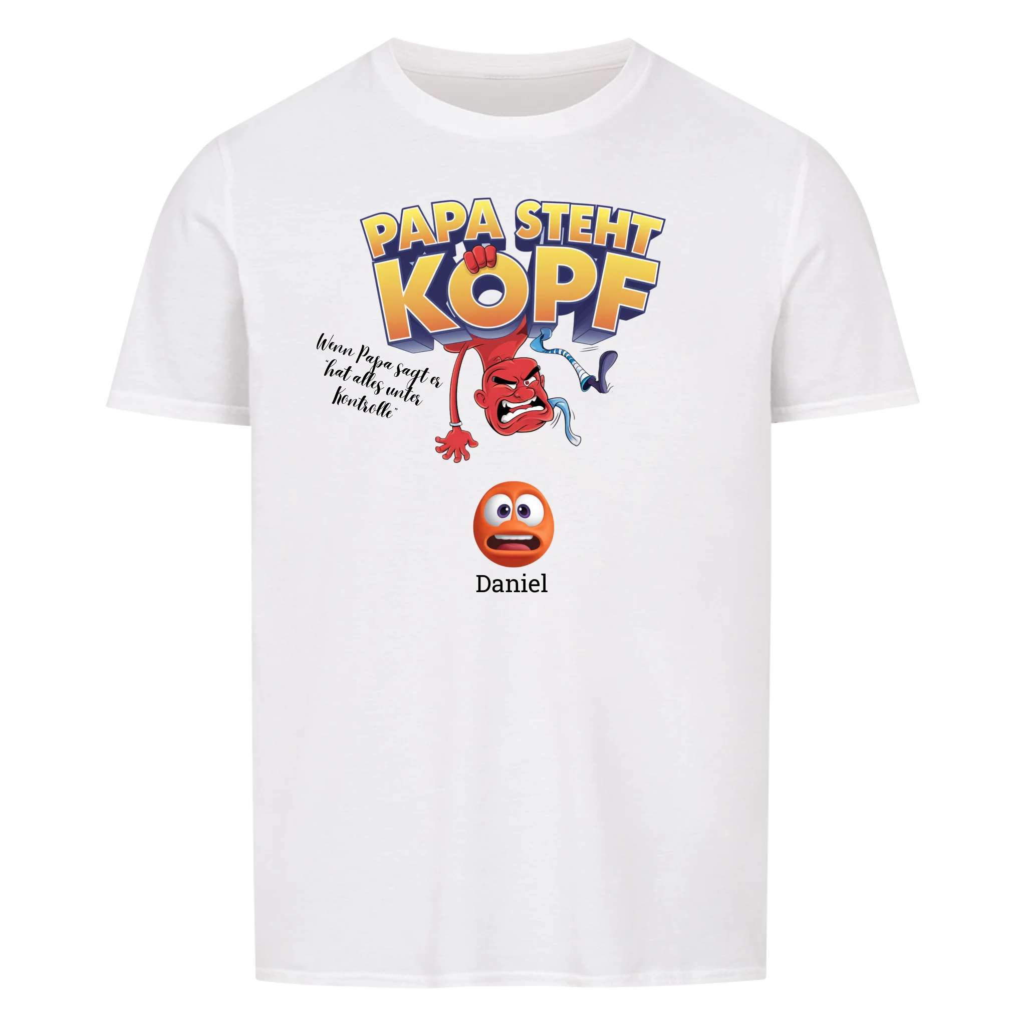 Papa steht Kopf - personalisierbar