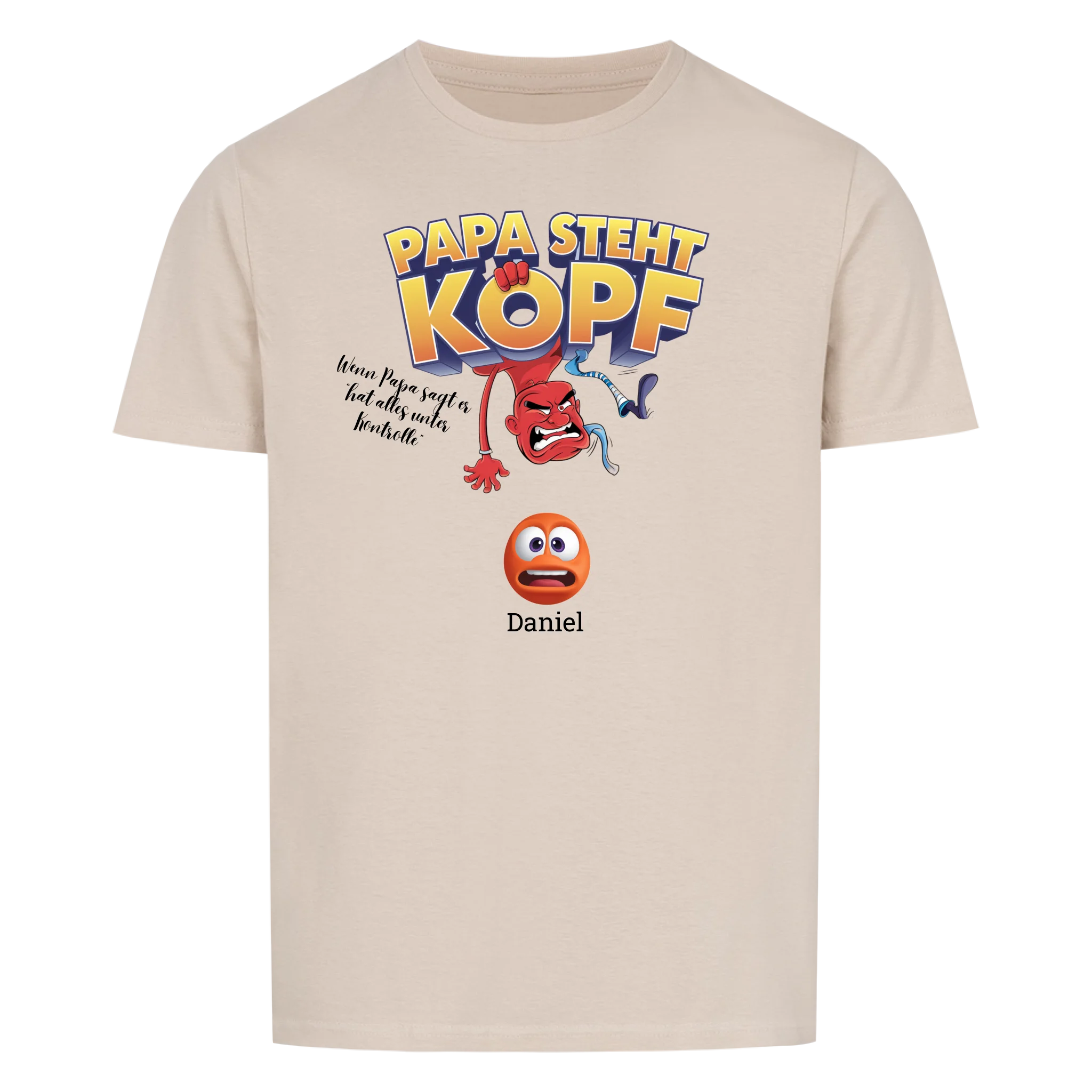 Papa steht Kopf - personalisierbar