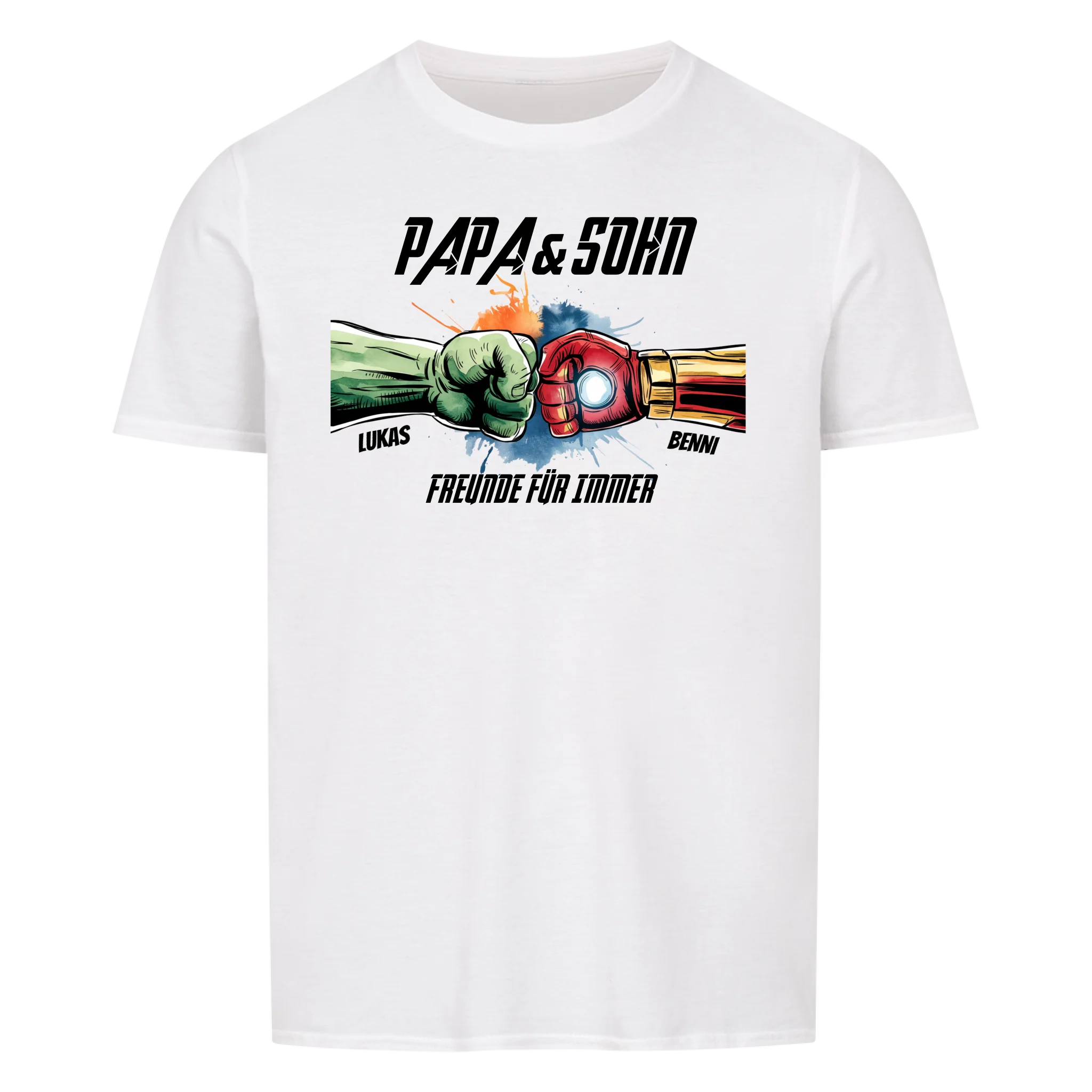 Papa & Sohn - personalisierbar