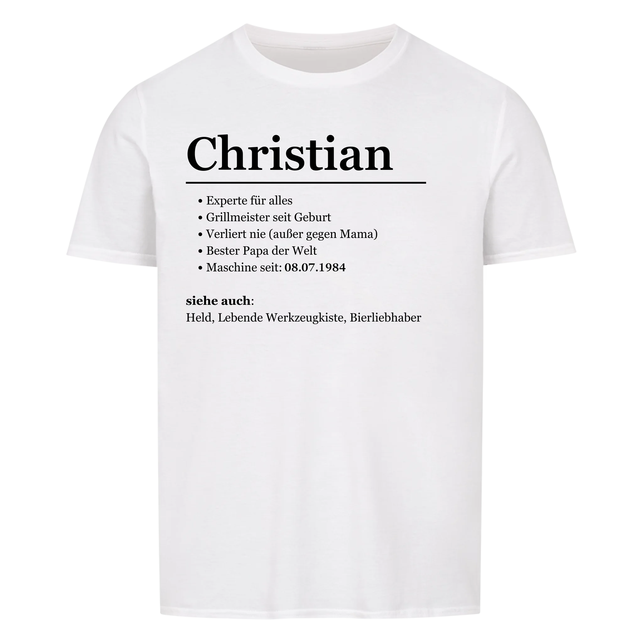 Duden Eintrag - personalisierbar