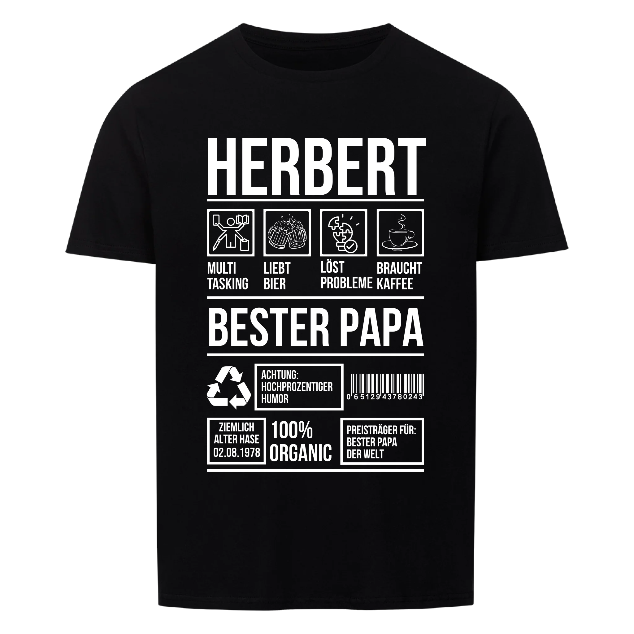Bester Papa - personalisierbar