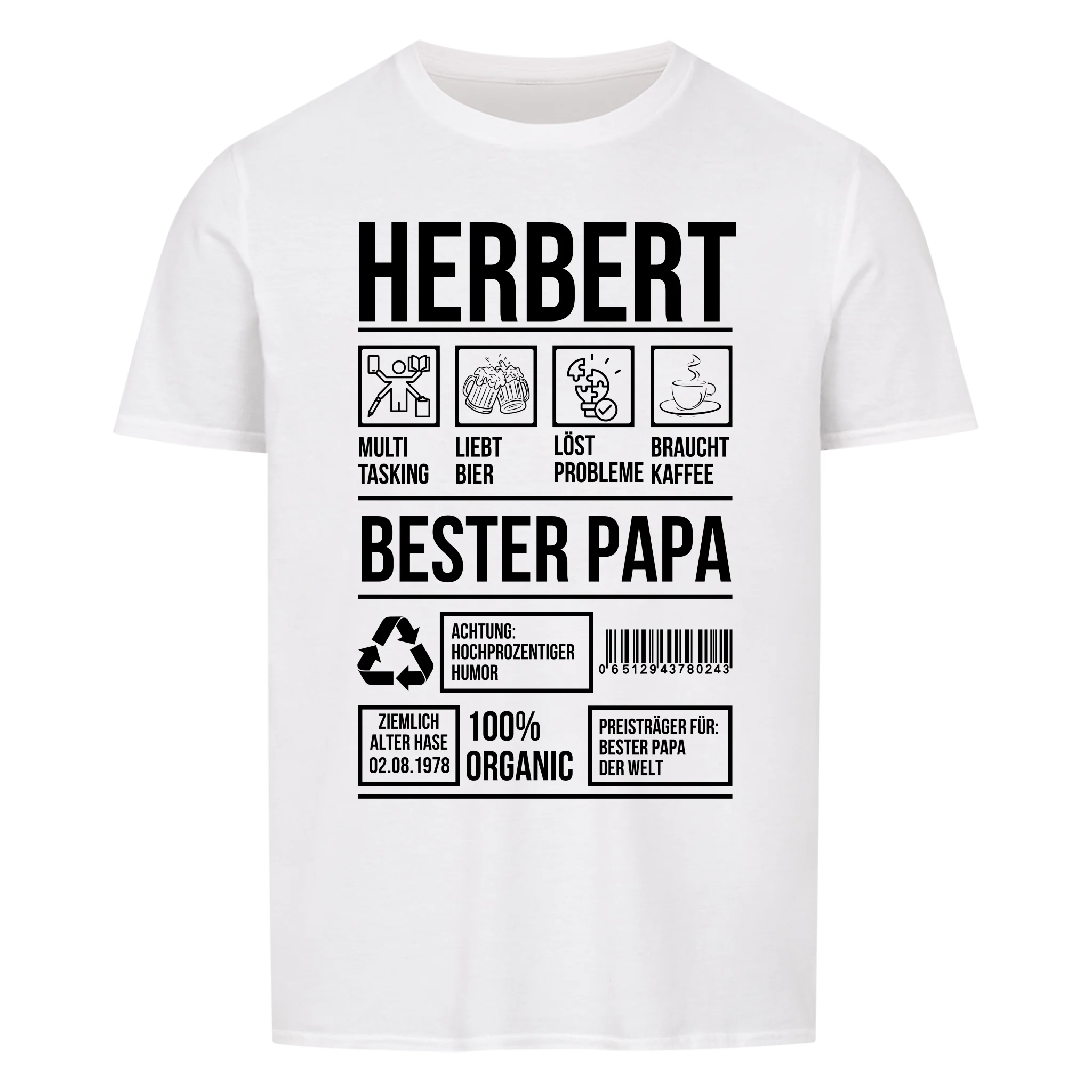 Bester Papa - personalisierbar