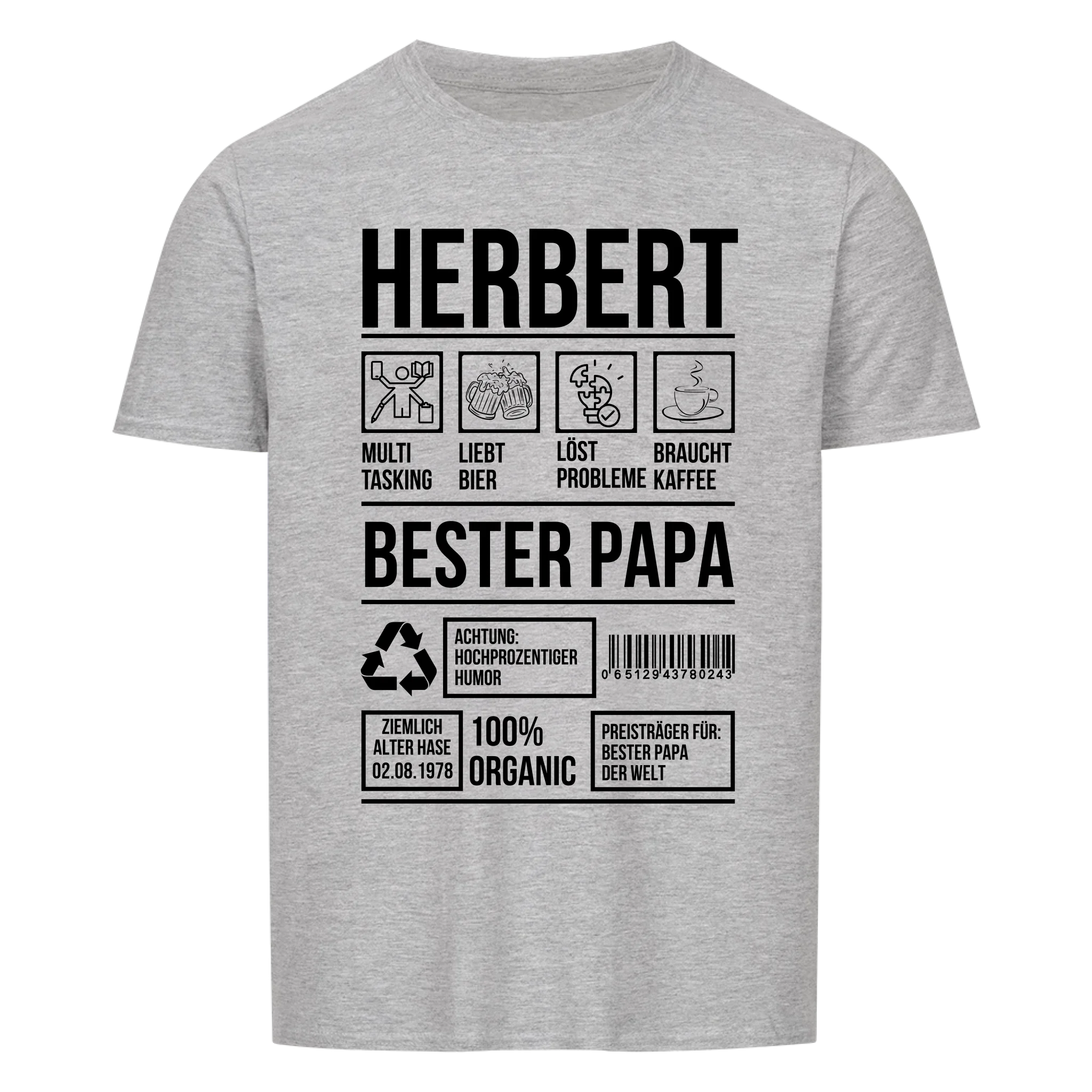 Bester Papa - personalisierbar