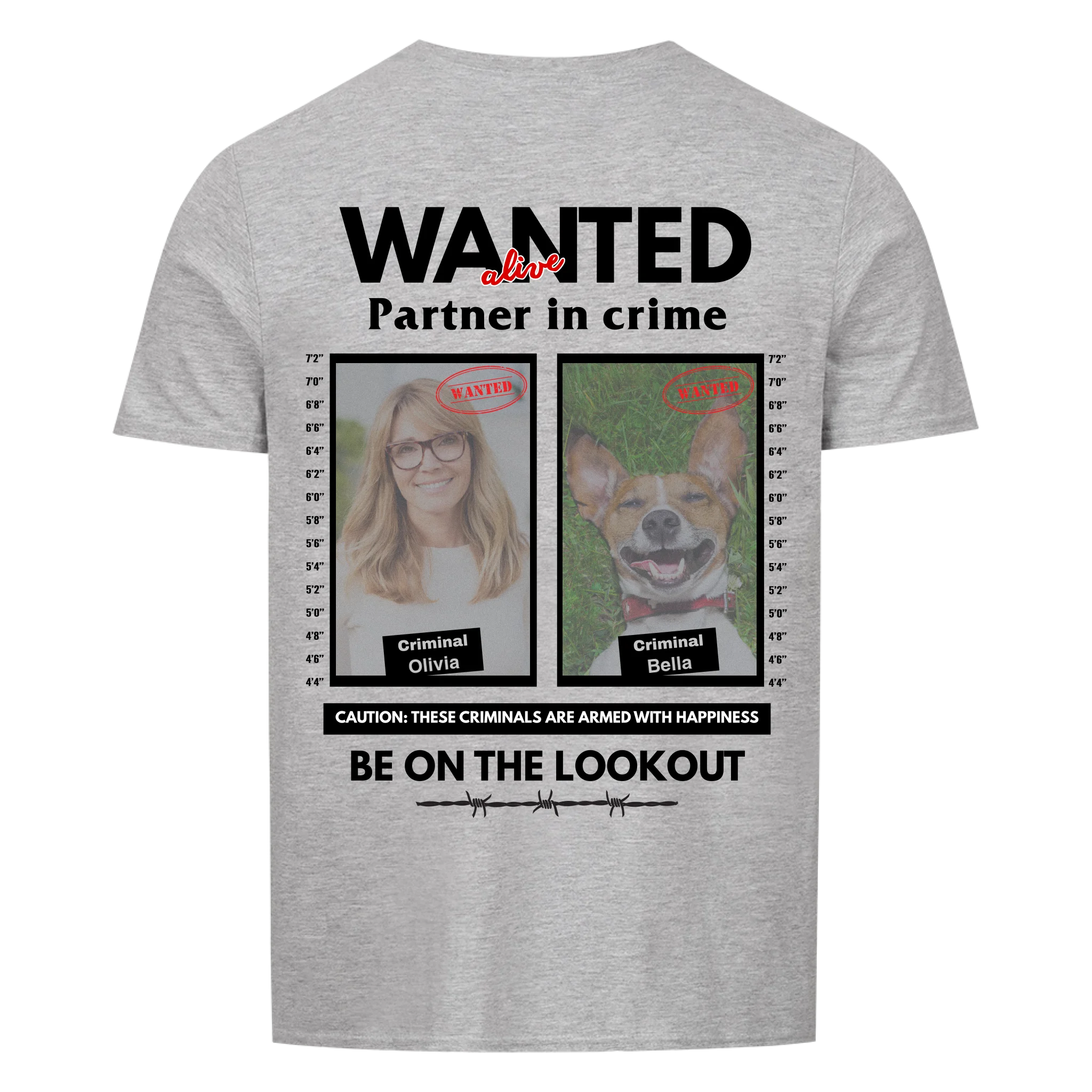 Wanted - Hoodie personalisierbar