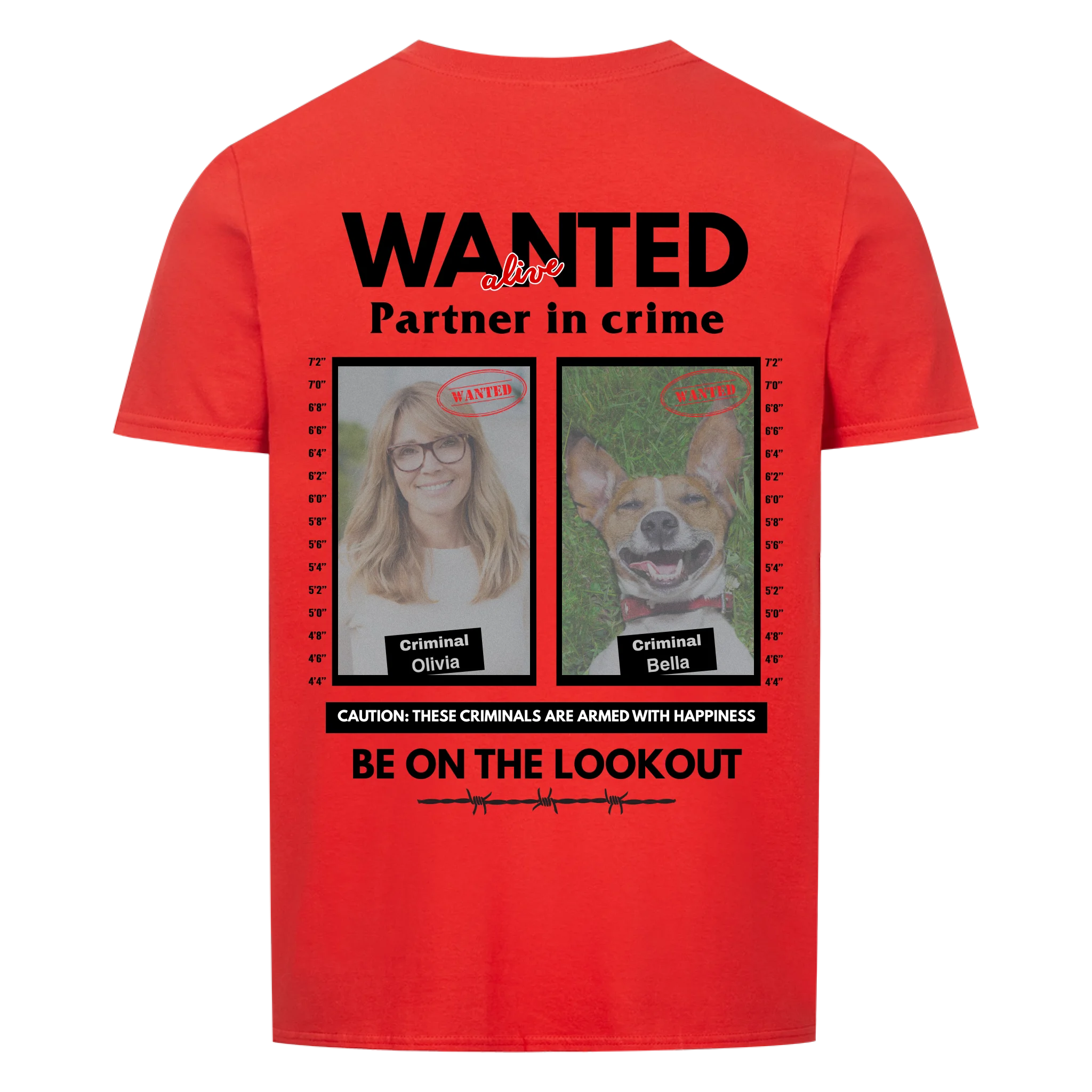 Wanted - Hoodie personalisierbar