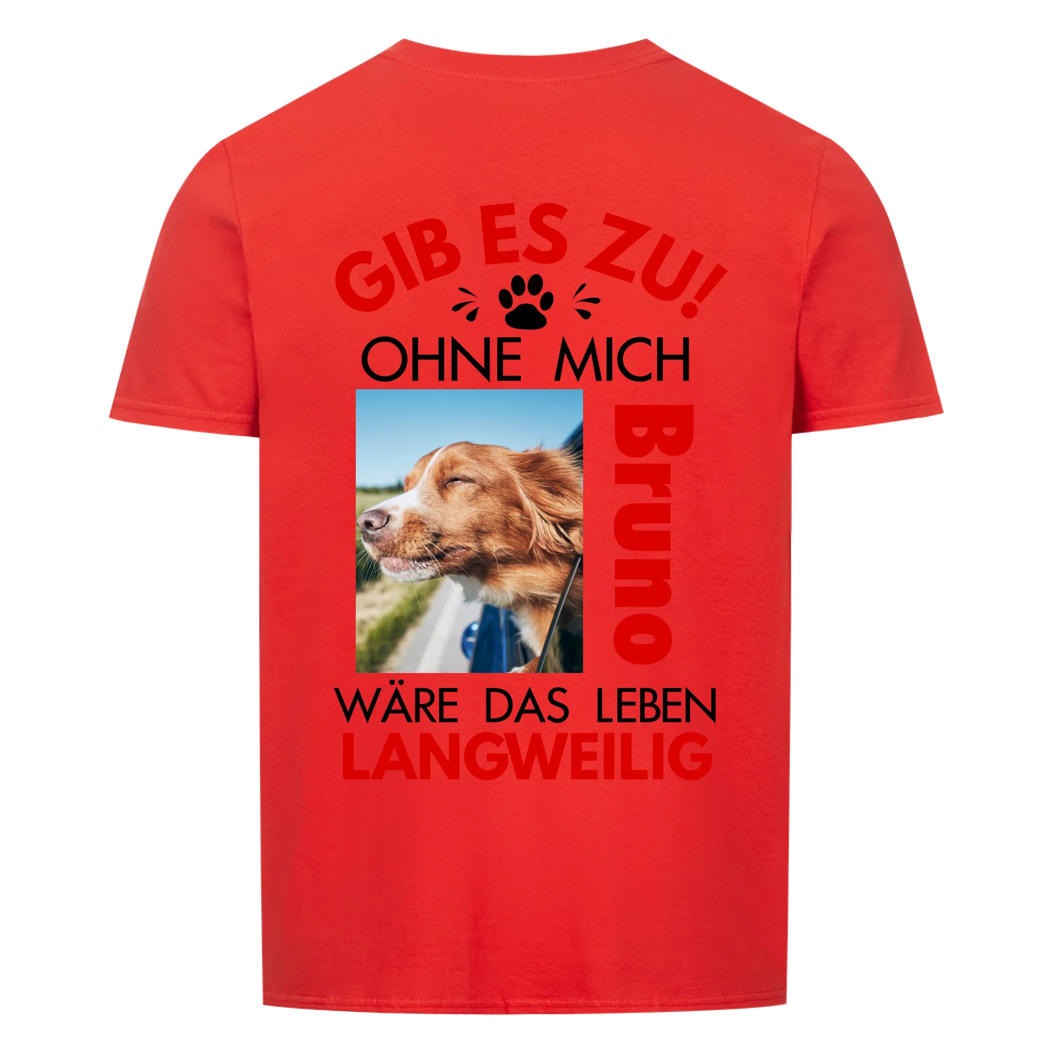 Langweilig - Shirt personalisierbar
