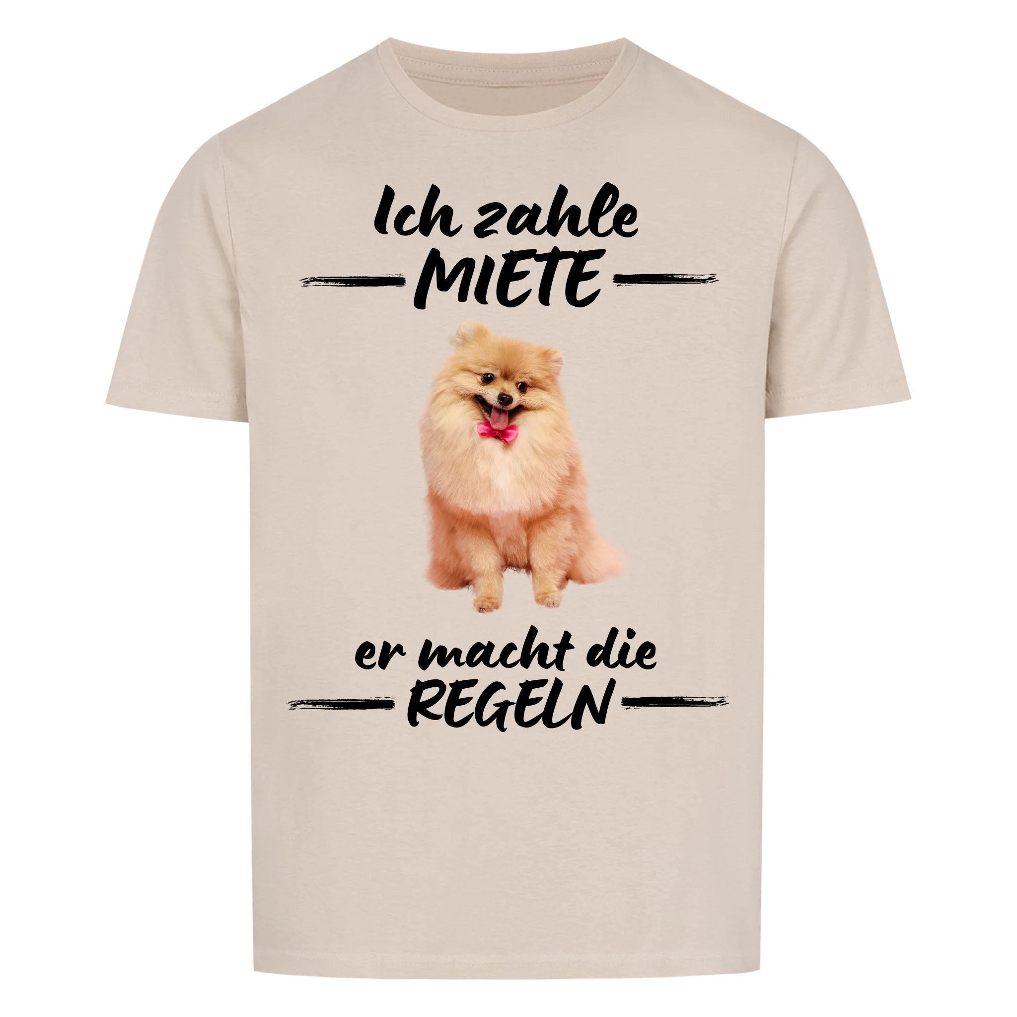 Ich zahle Miete - Shirt personalisierbar