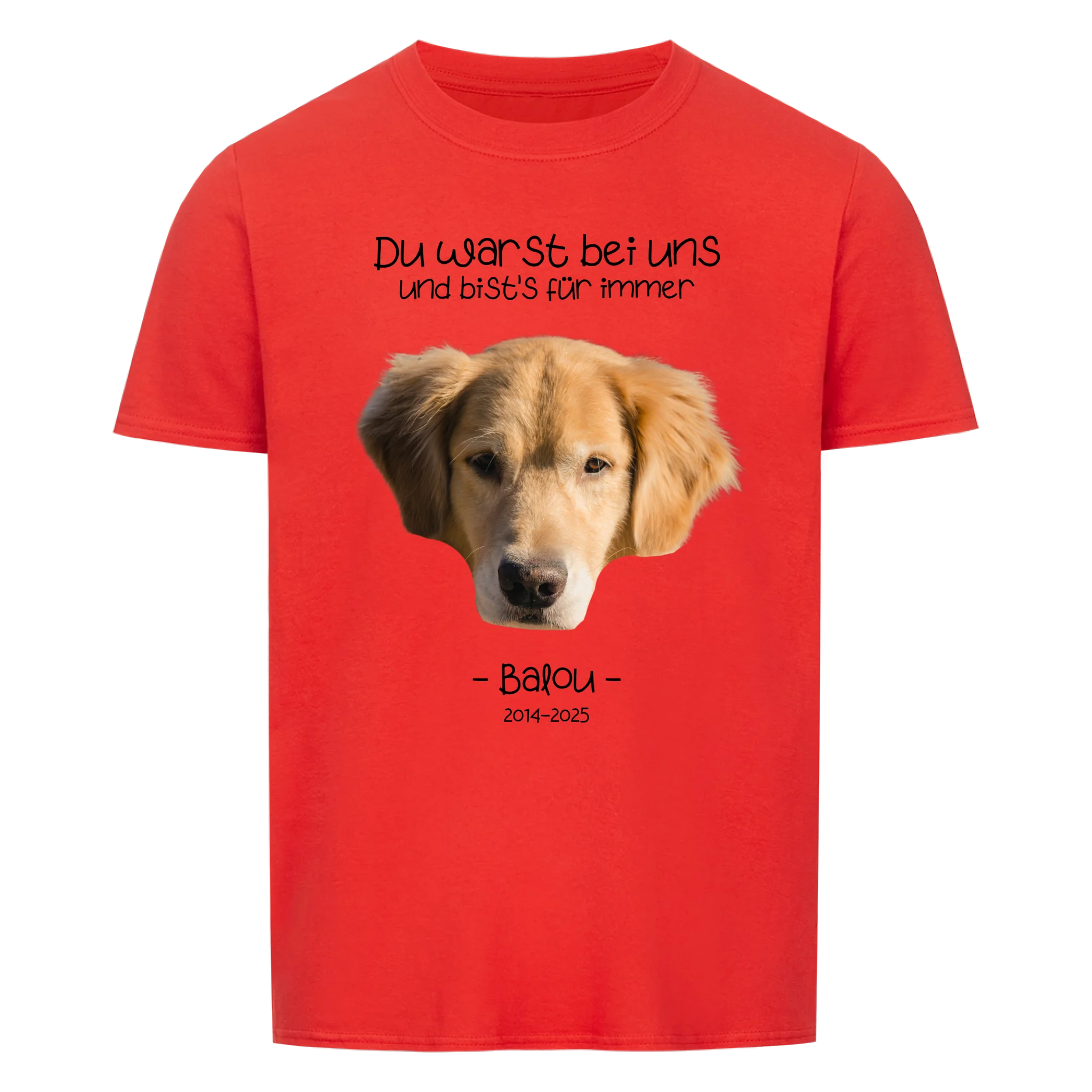 Du warst bei uns - Shirt personalisierbar