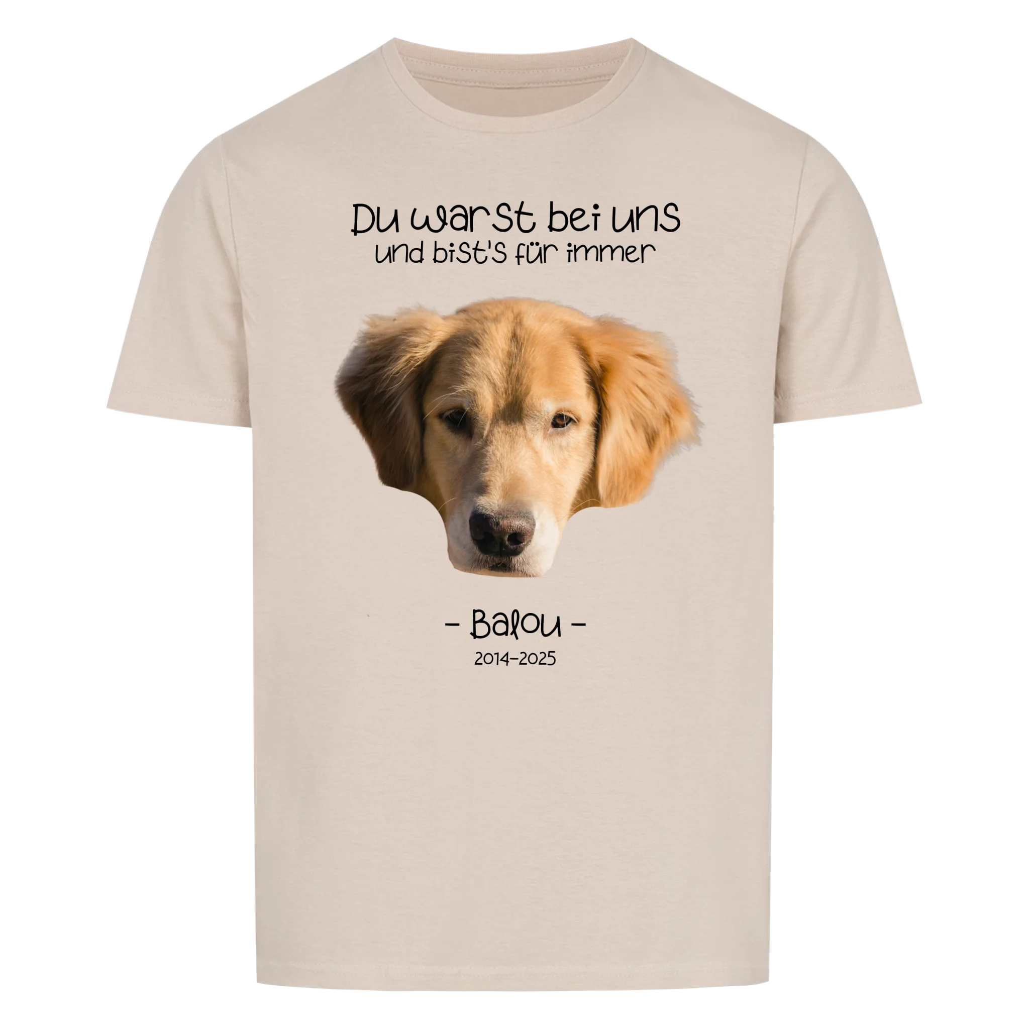 Du warst bei uns - Shirt personalisierbar
