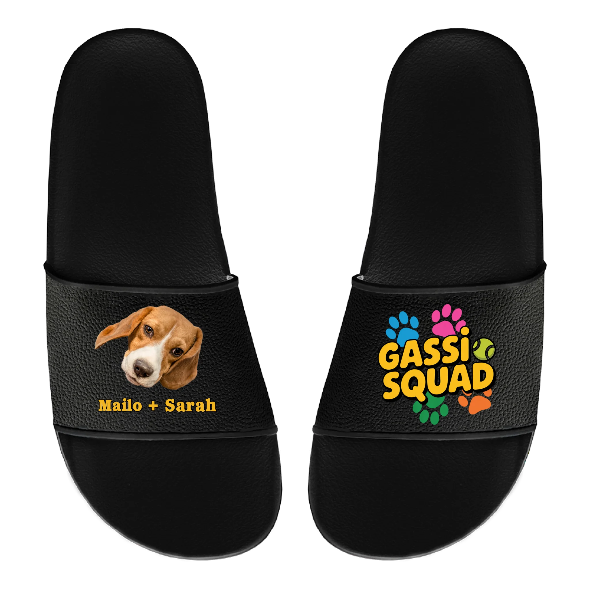 Gassi Squad - Badelatschen personalisierbar