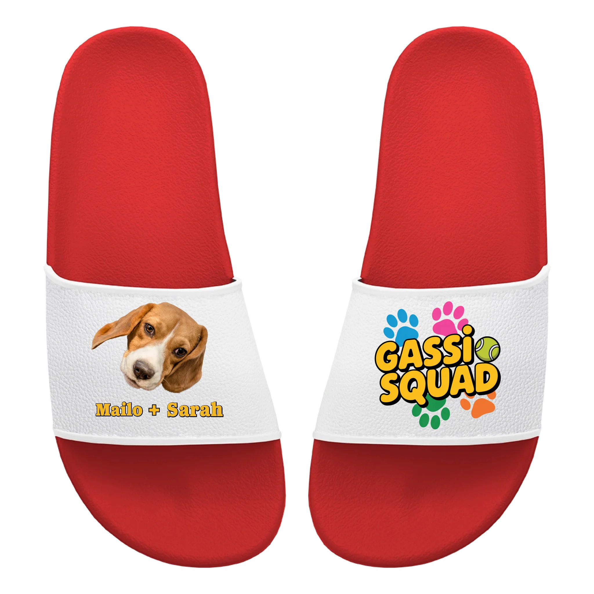 Gassi Squad - Badelatschen personalisierbar