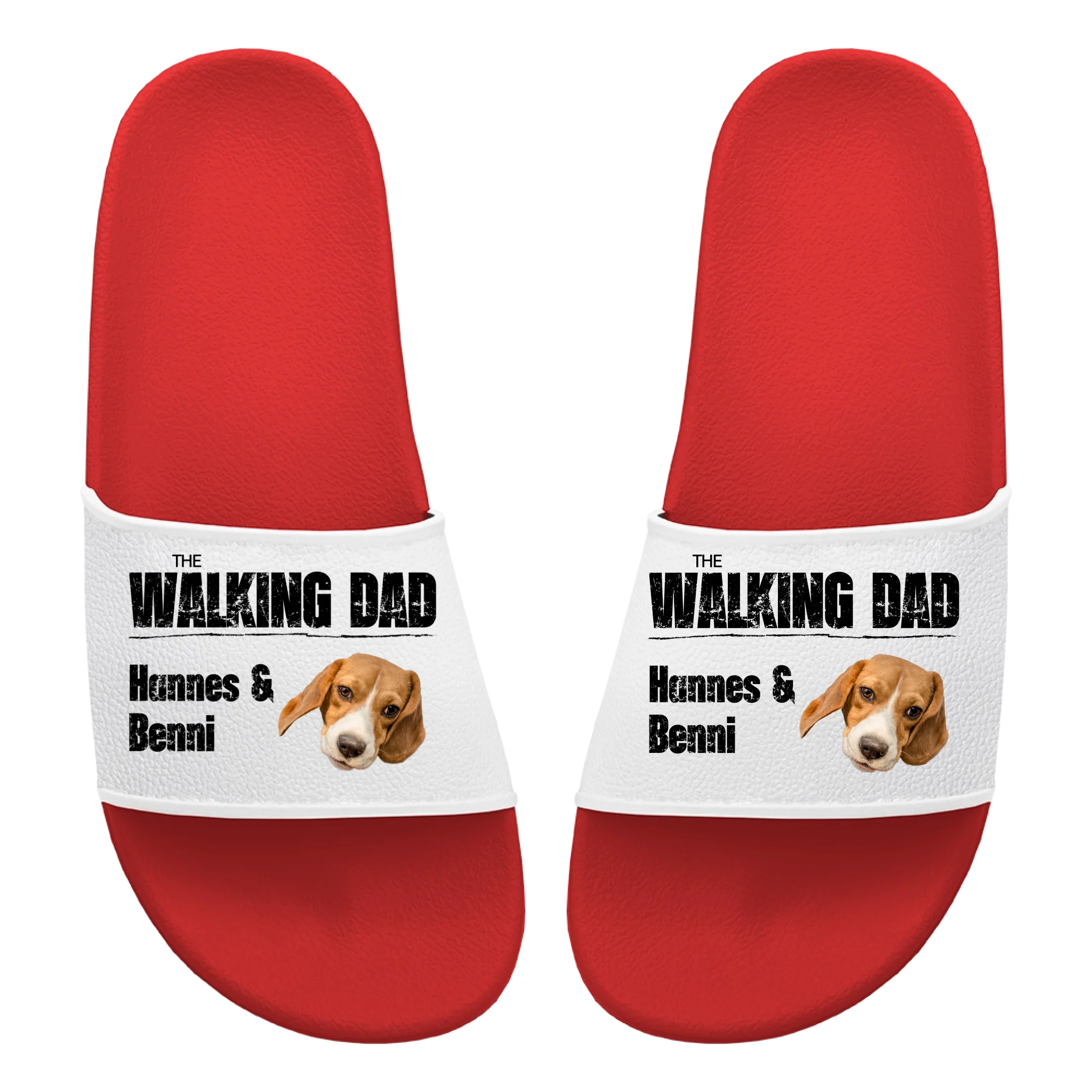 The Walking Dad - Badelatschen personalisierbar