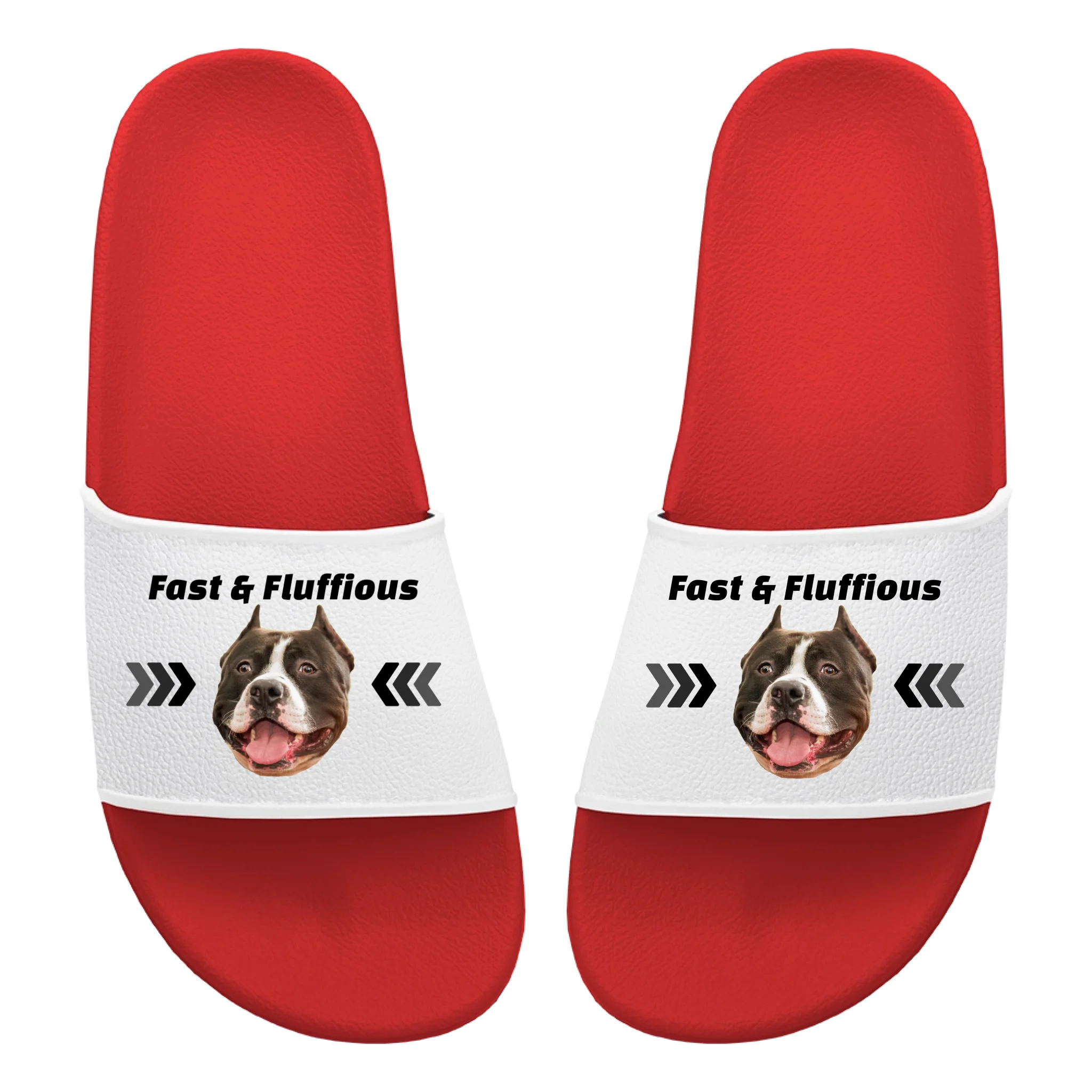 Fast & Fluffious - Badelatschen personalisierbar