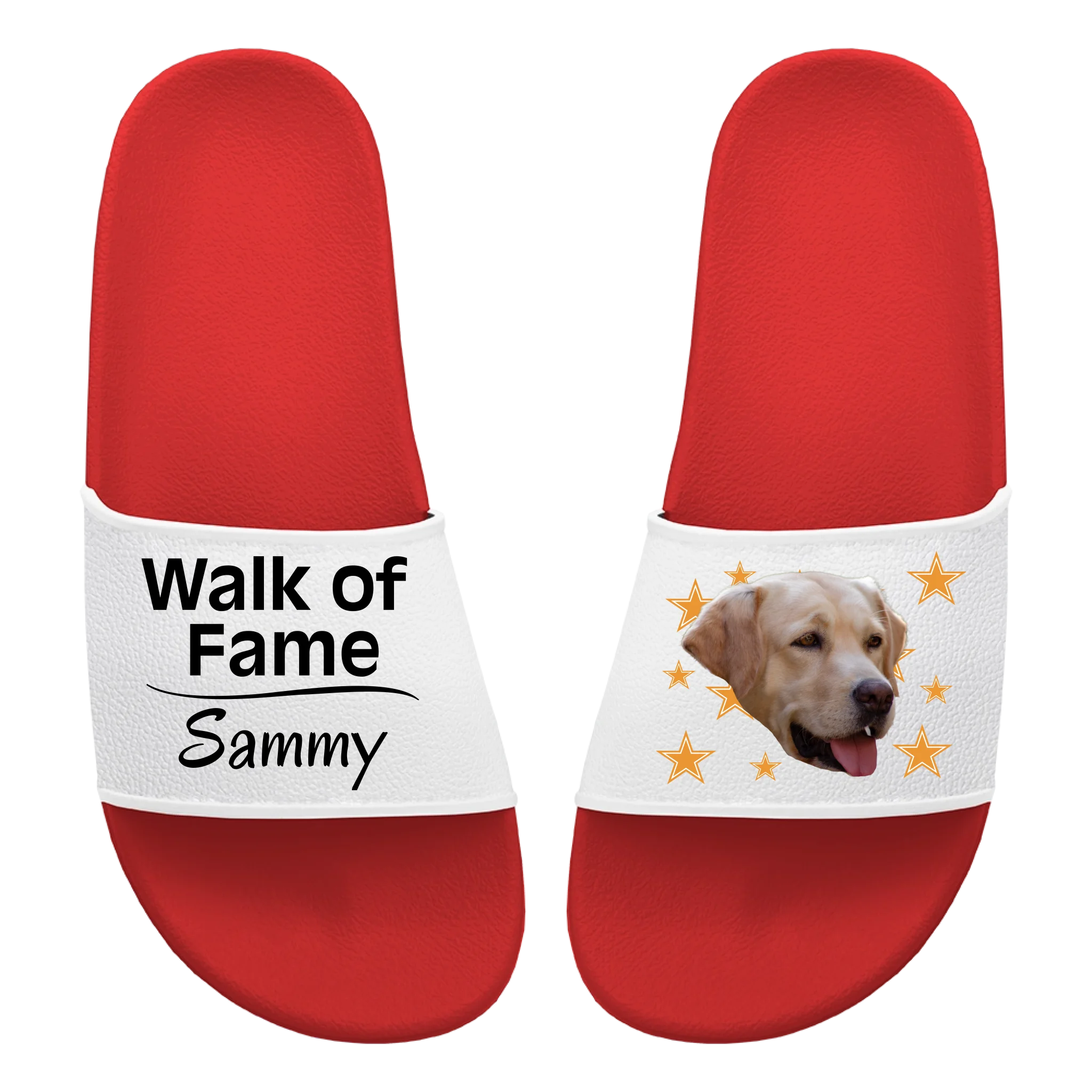 Walk of Fame - Badelatschen personalisierbar