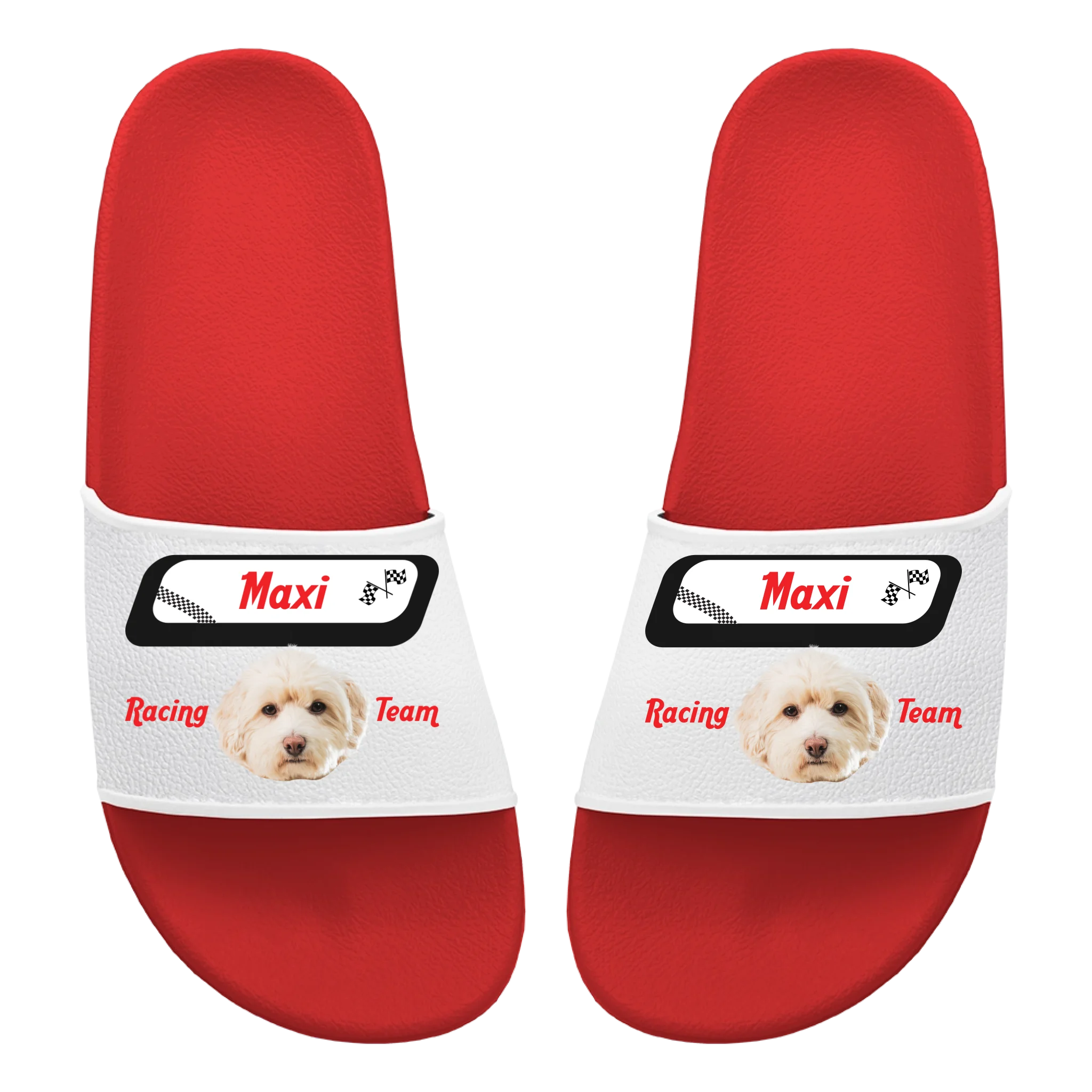 Racing Team - Badelatschen personalisierbar