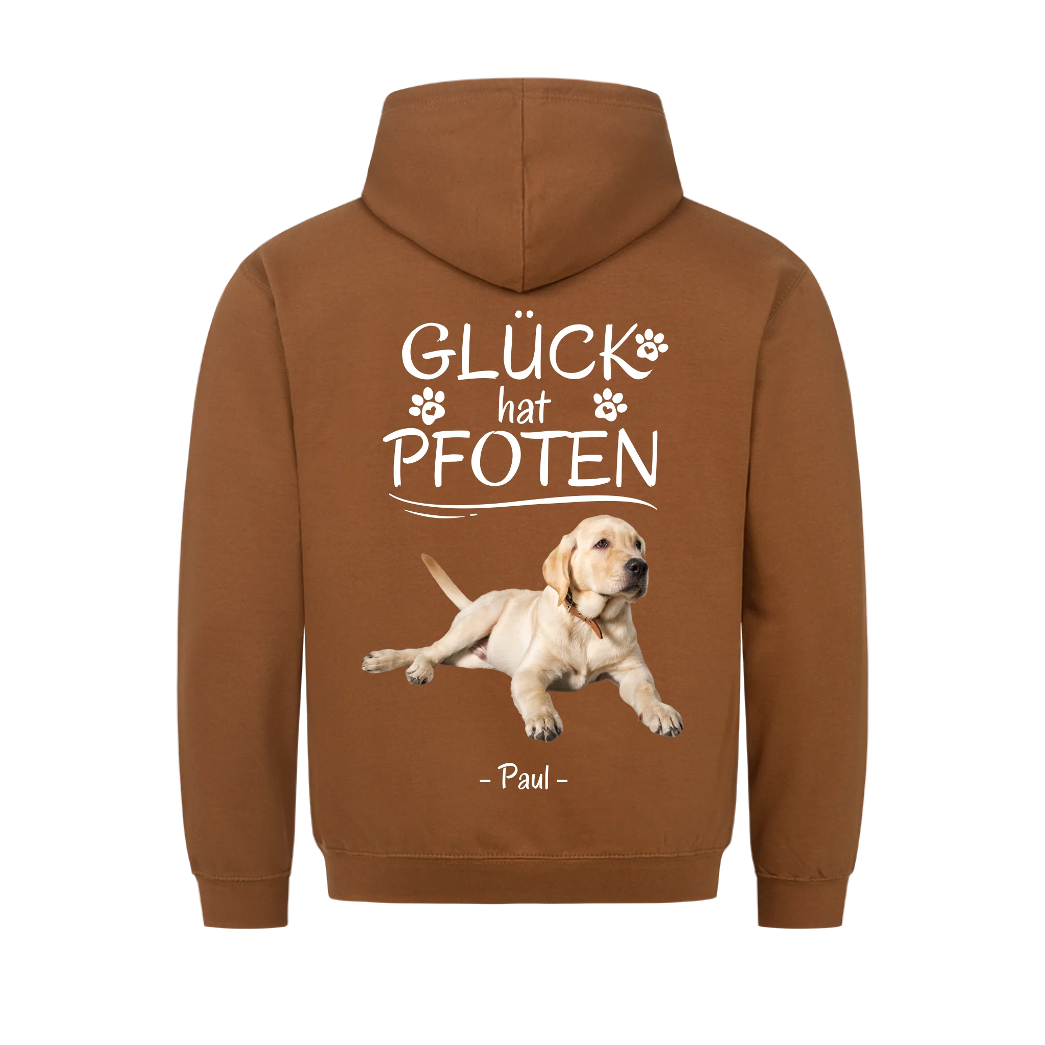 Glück hat Pfoten - Shirt personalisierbar