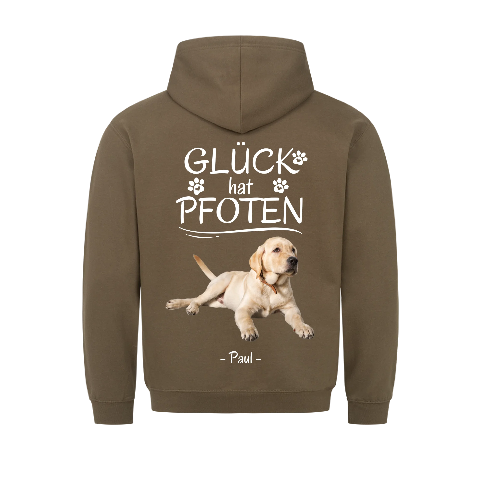 Glück hat Pfoten - Shirt personalisierbar