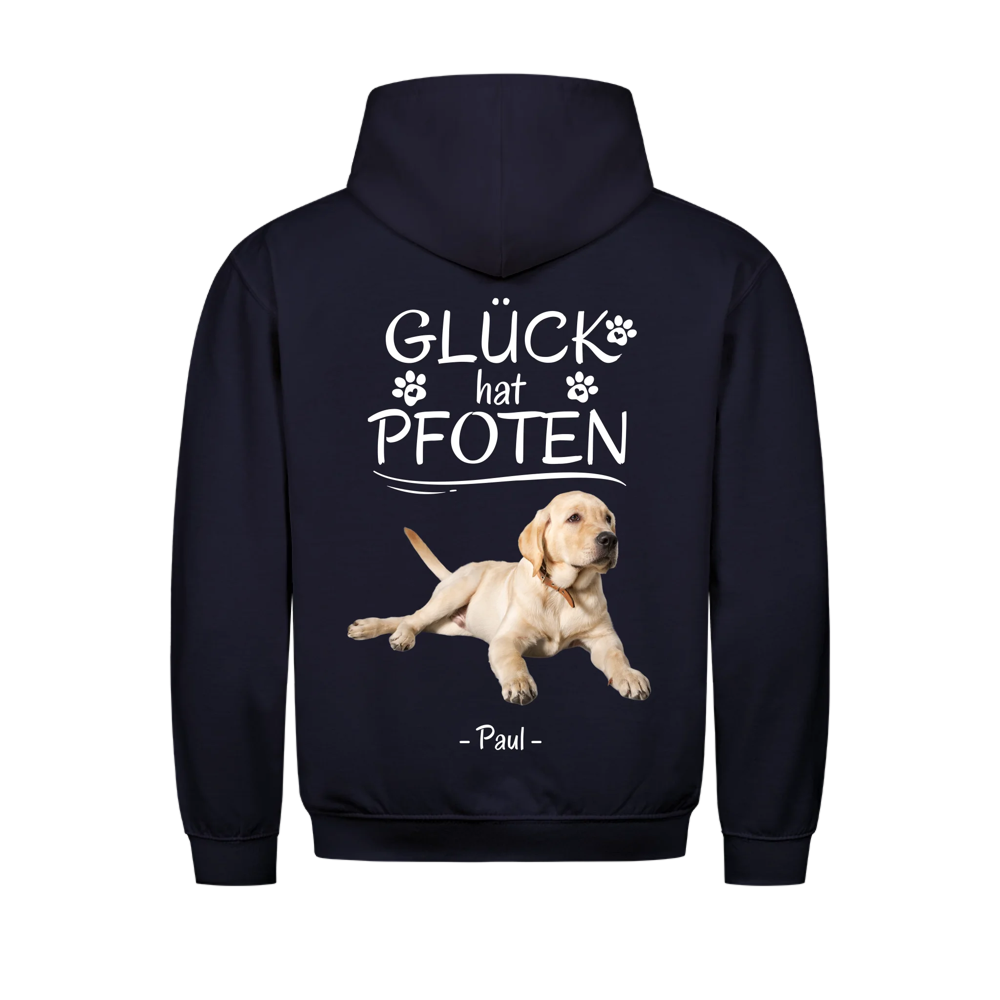Glück hat Pfoten - Shirt personalisierbar