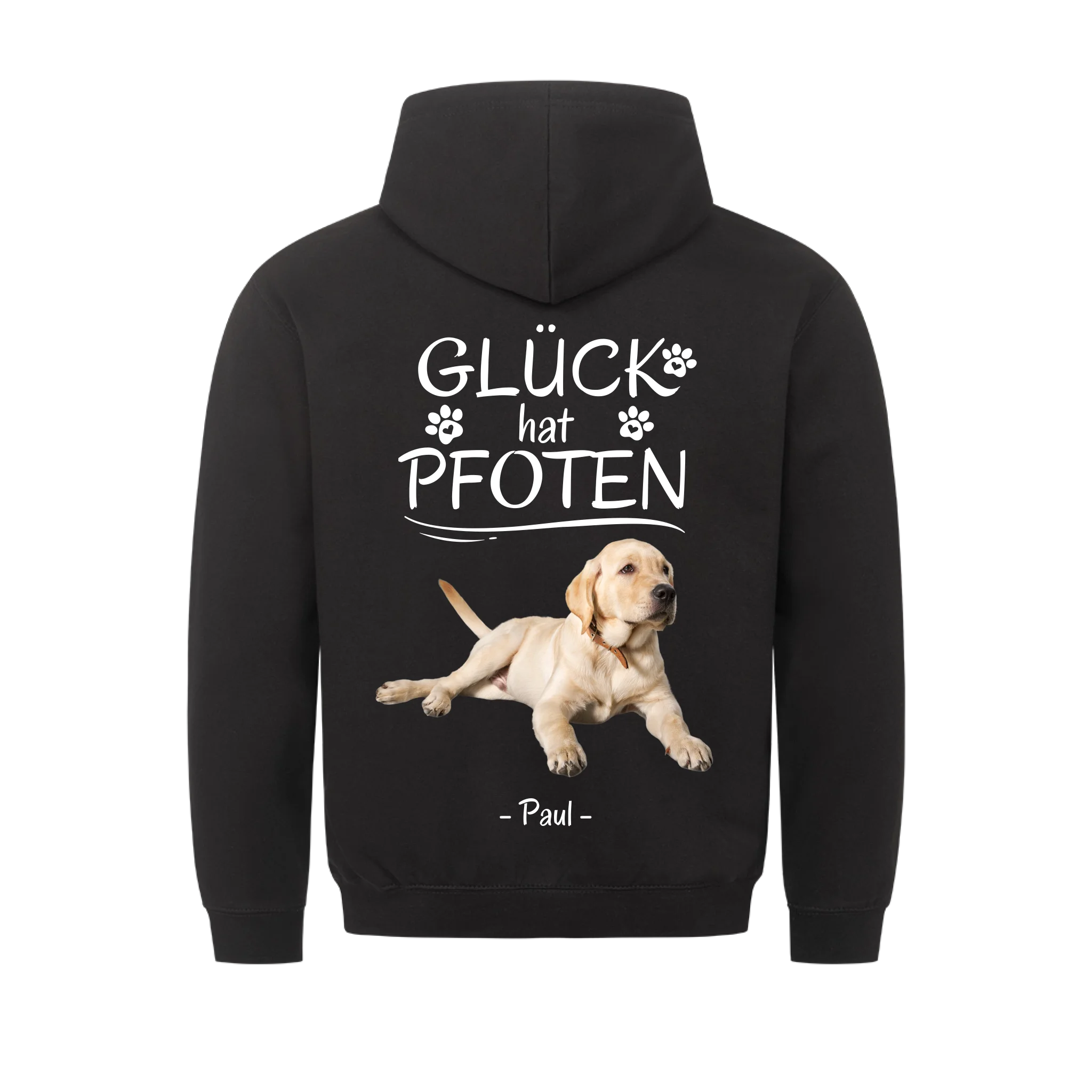 Glück hat Pfoten - Shirt personalisierbar
