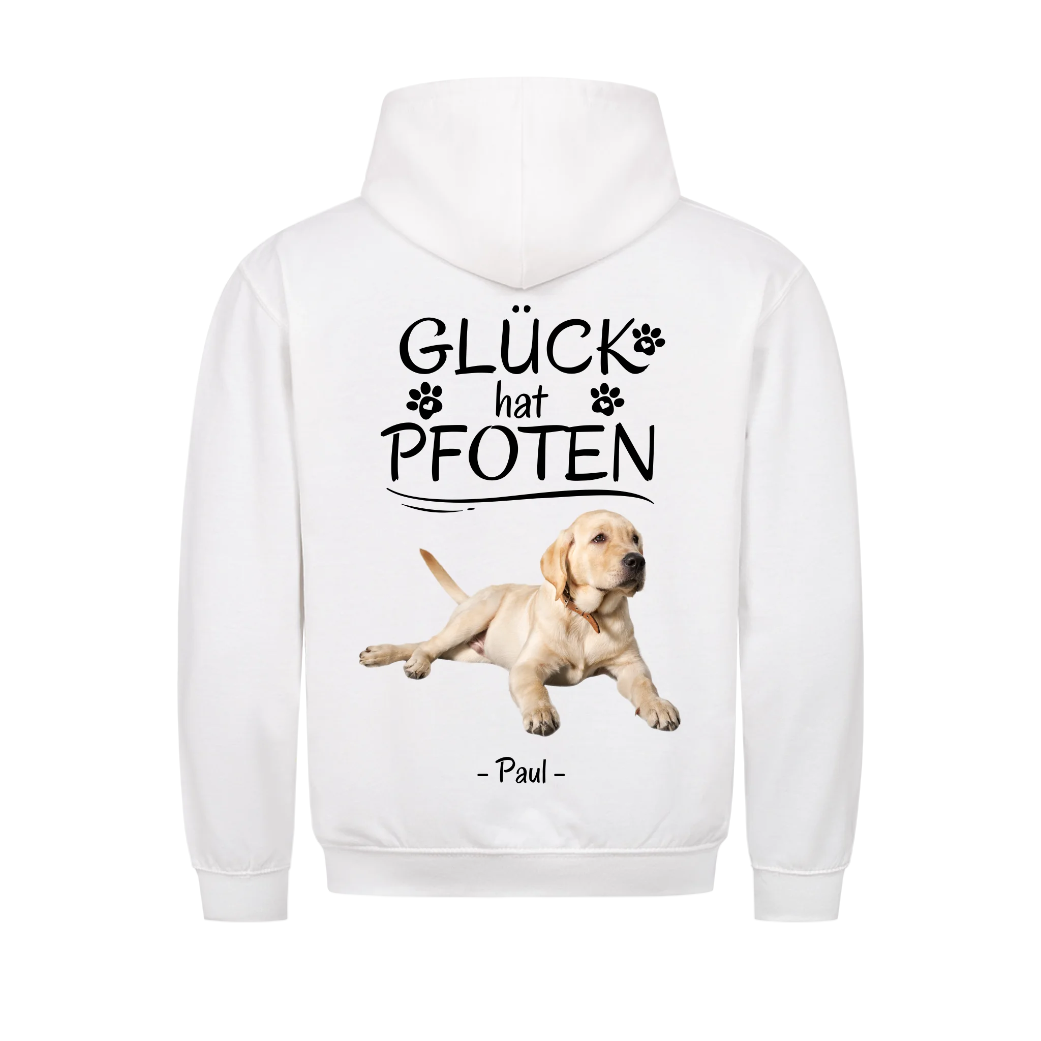 Glück hat Pfoten - Shirt personalisierbar