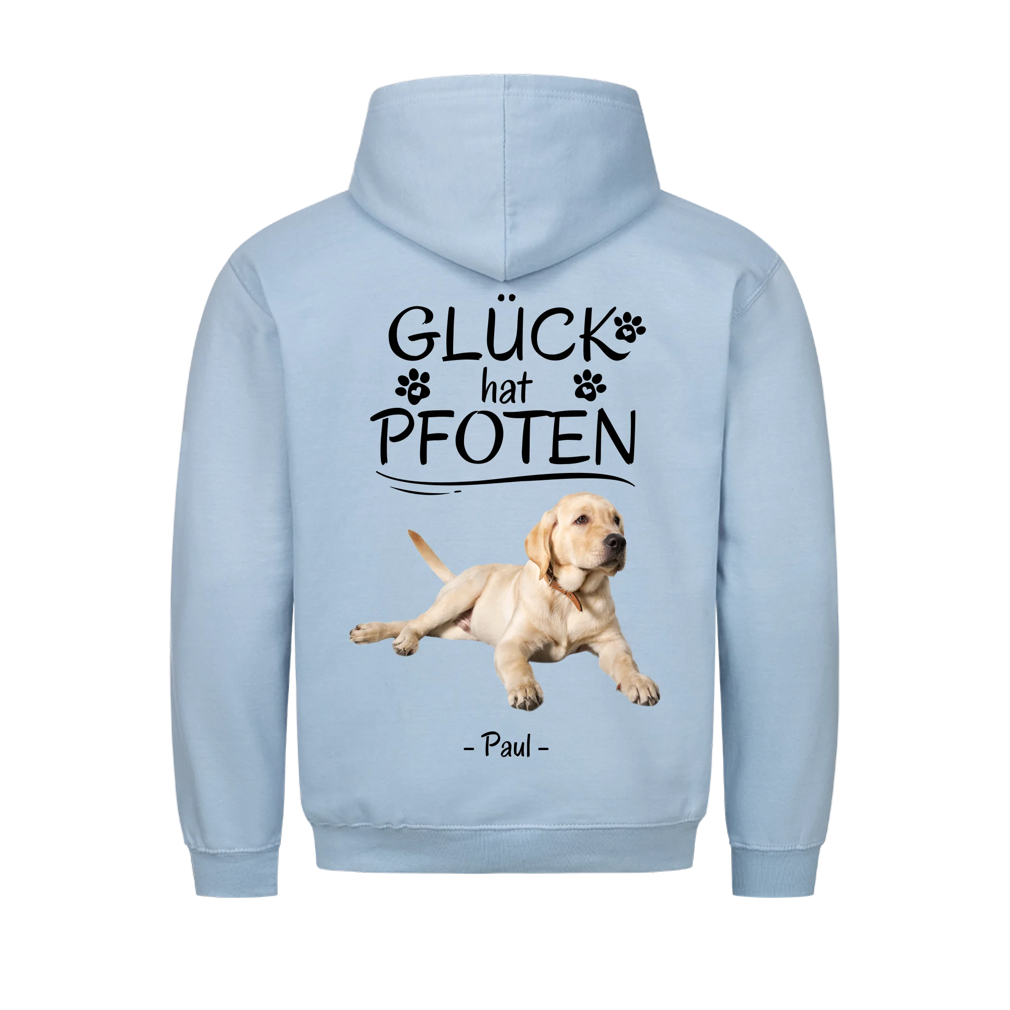 Glück hat Pfoten - Shirt personalisierbar