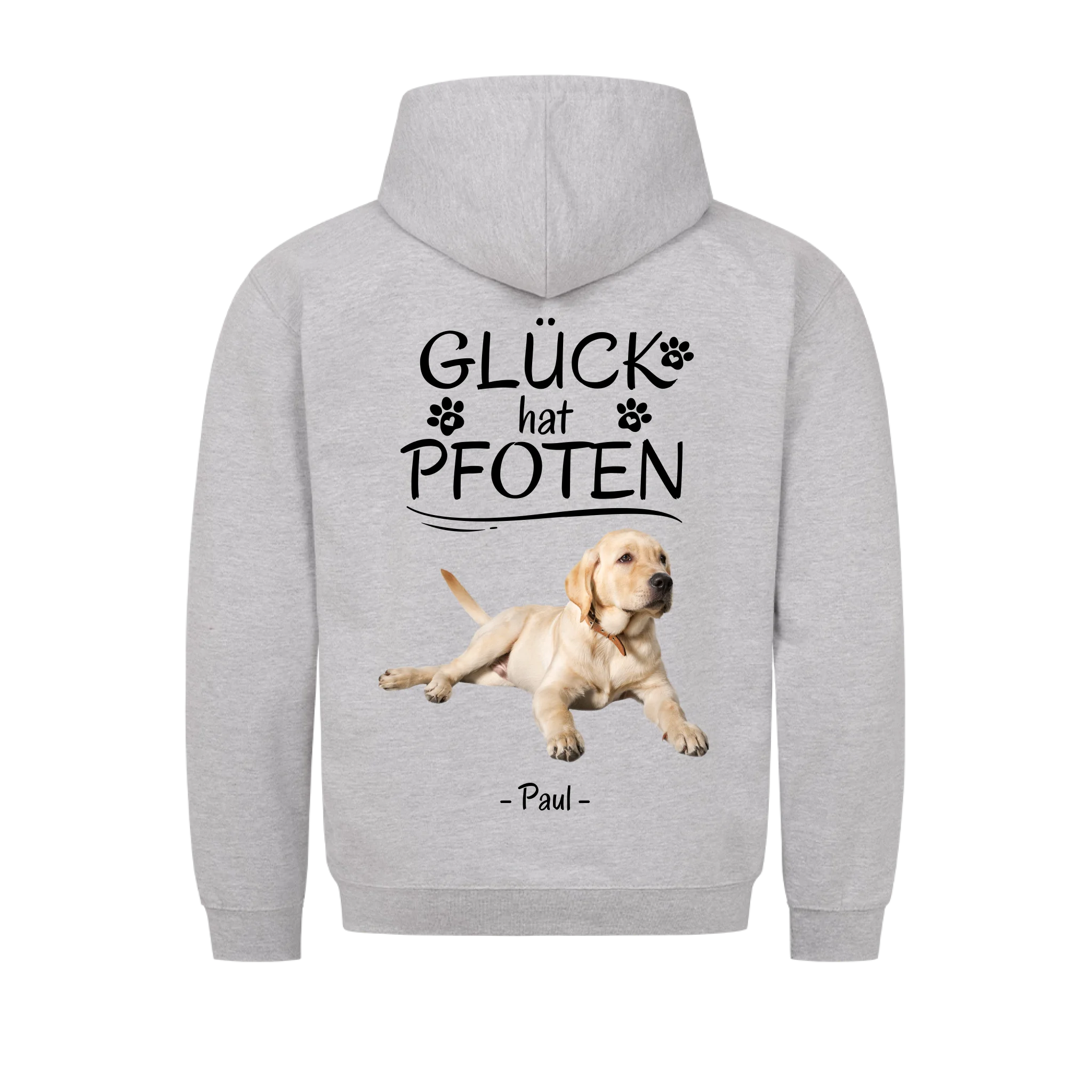 Glück hat Pfoten - Shirt personalisierbar