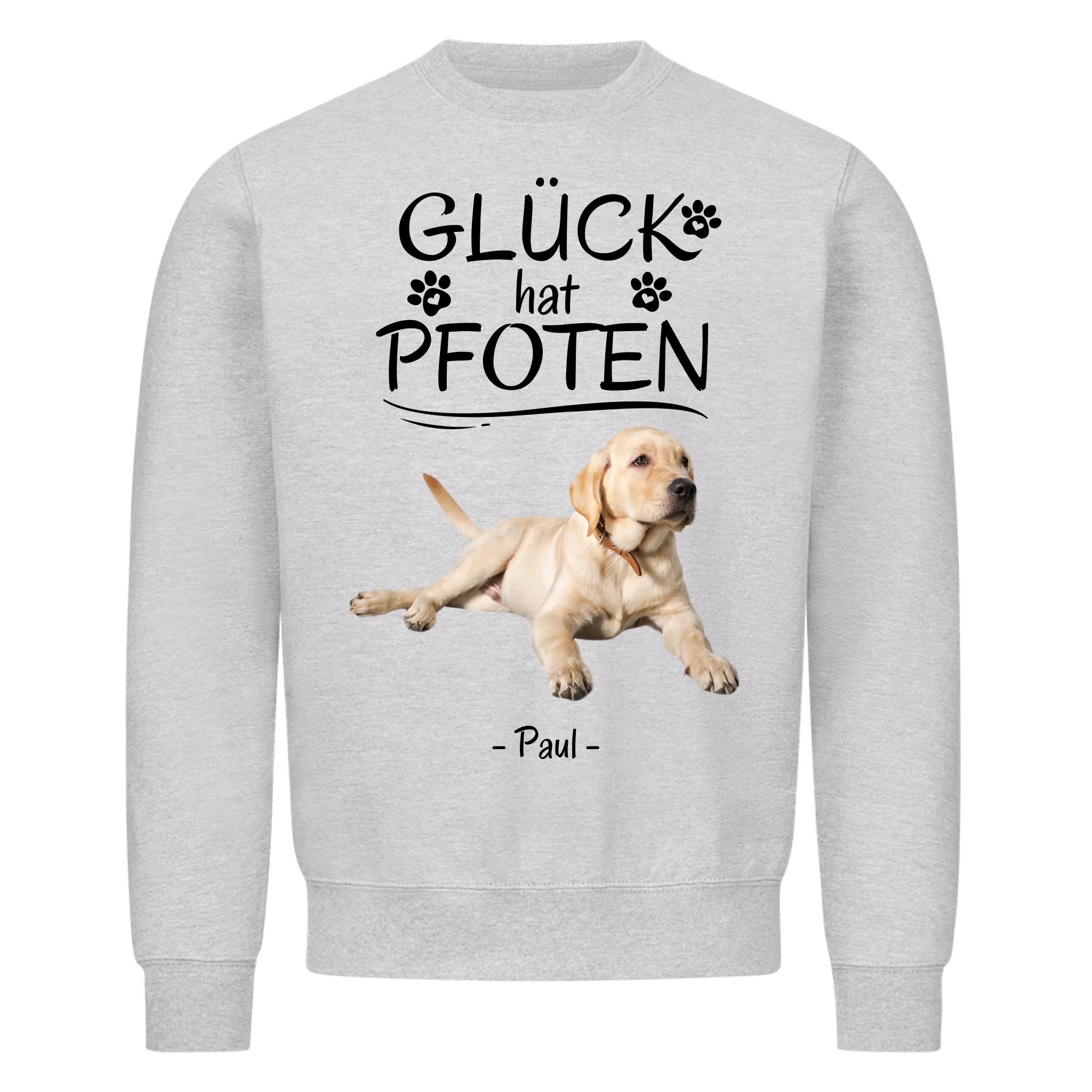 Glück hat Pfoten - Shirt personalisierbar