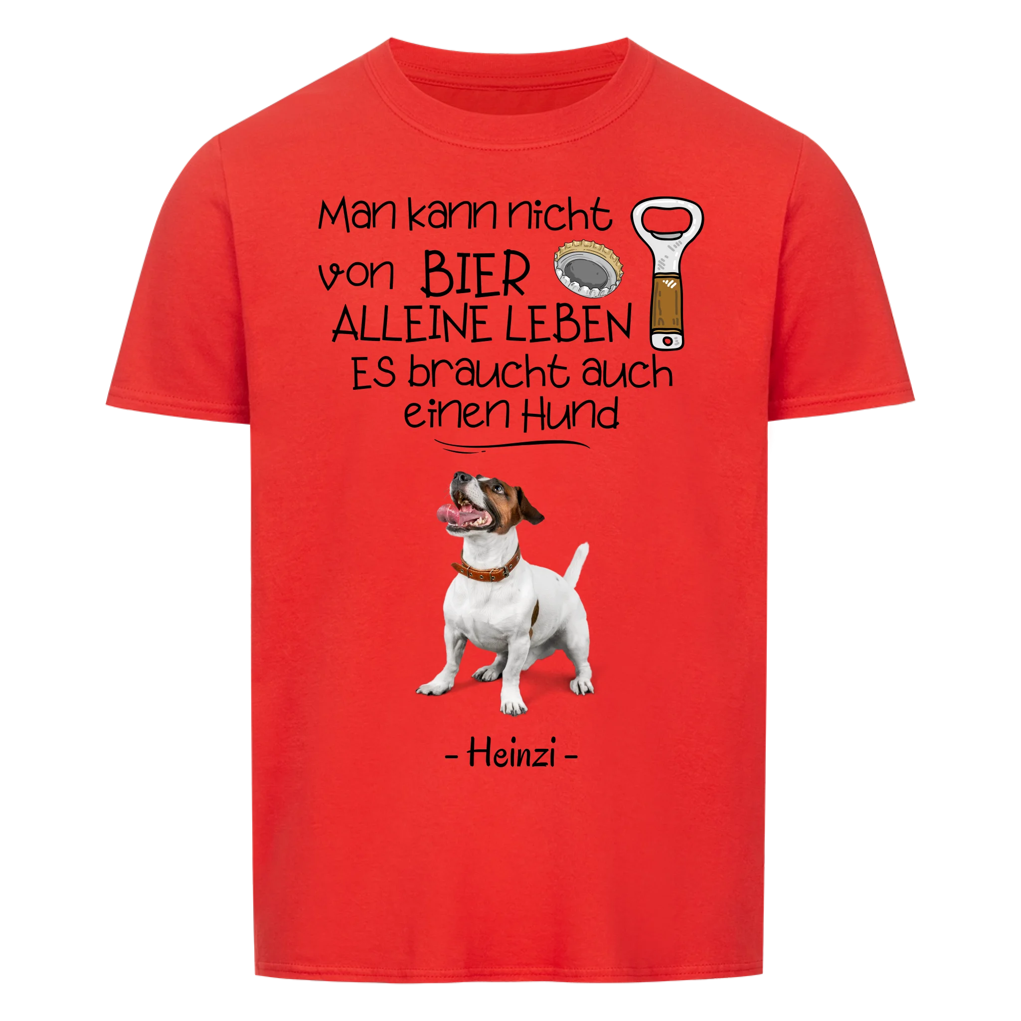 Bier - Shirt personalisierbar