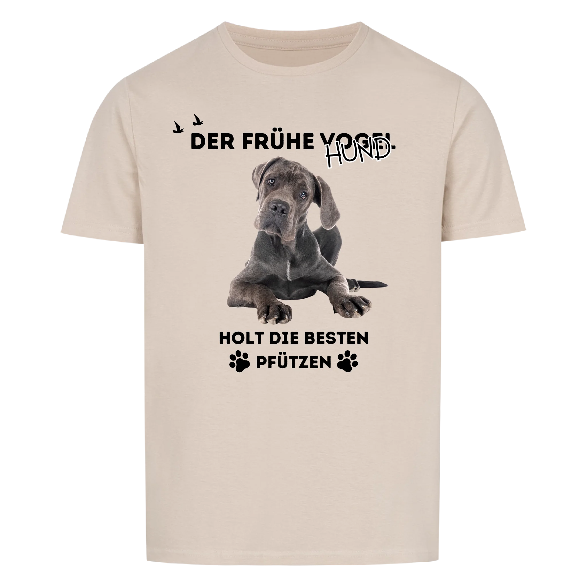 Der frühe Vogel - Shirt personalisierbar